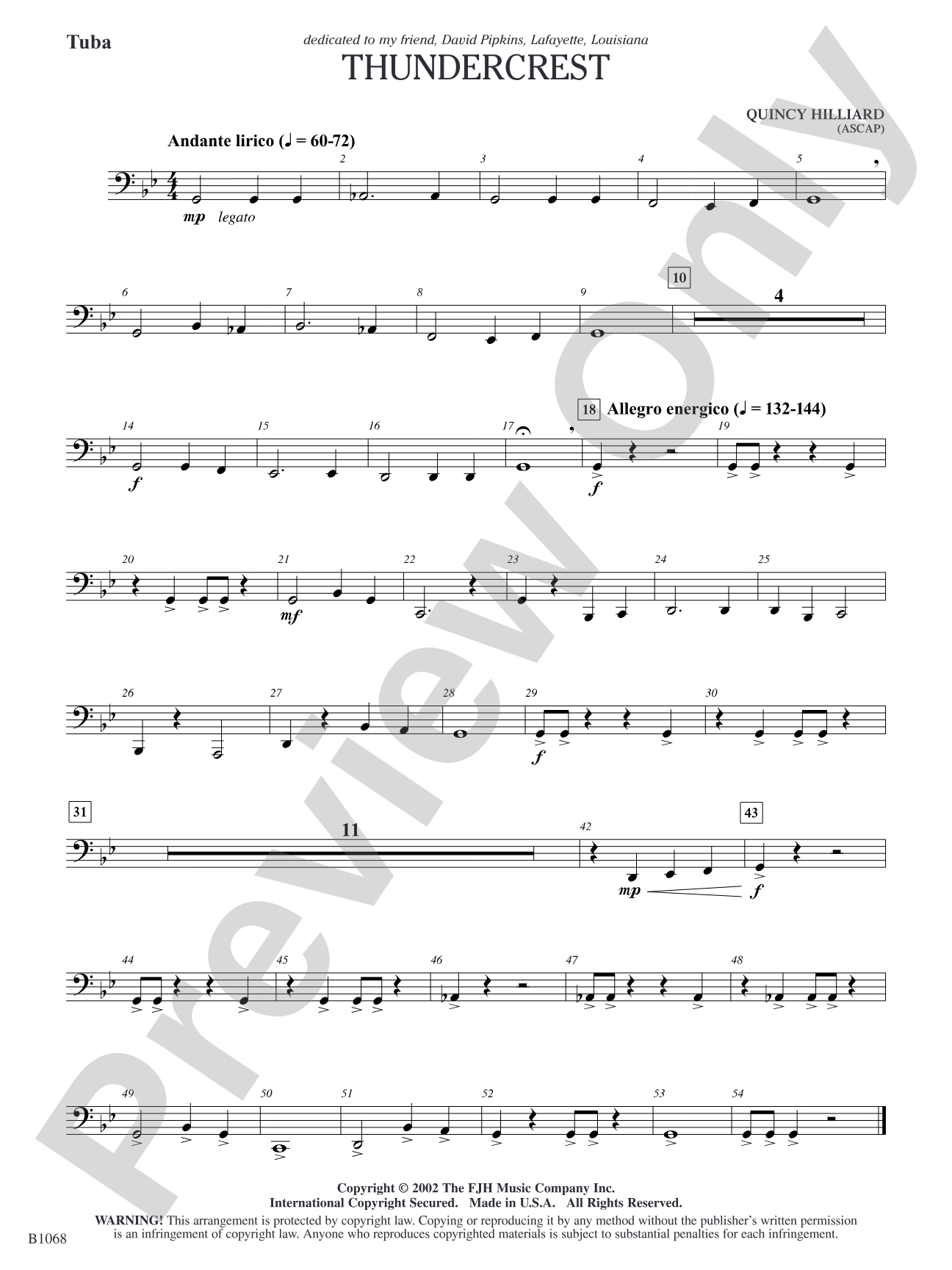 Thundercrest: Tuba