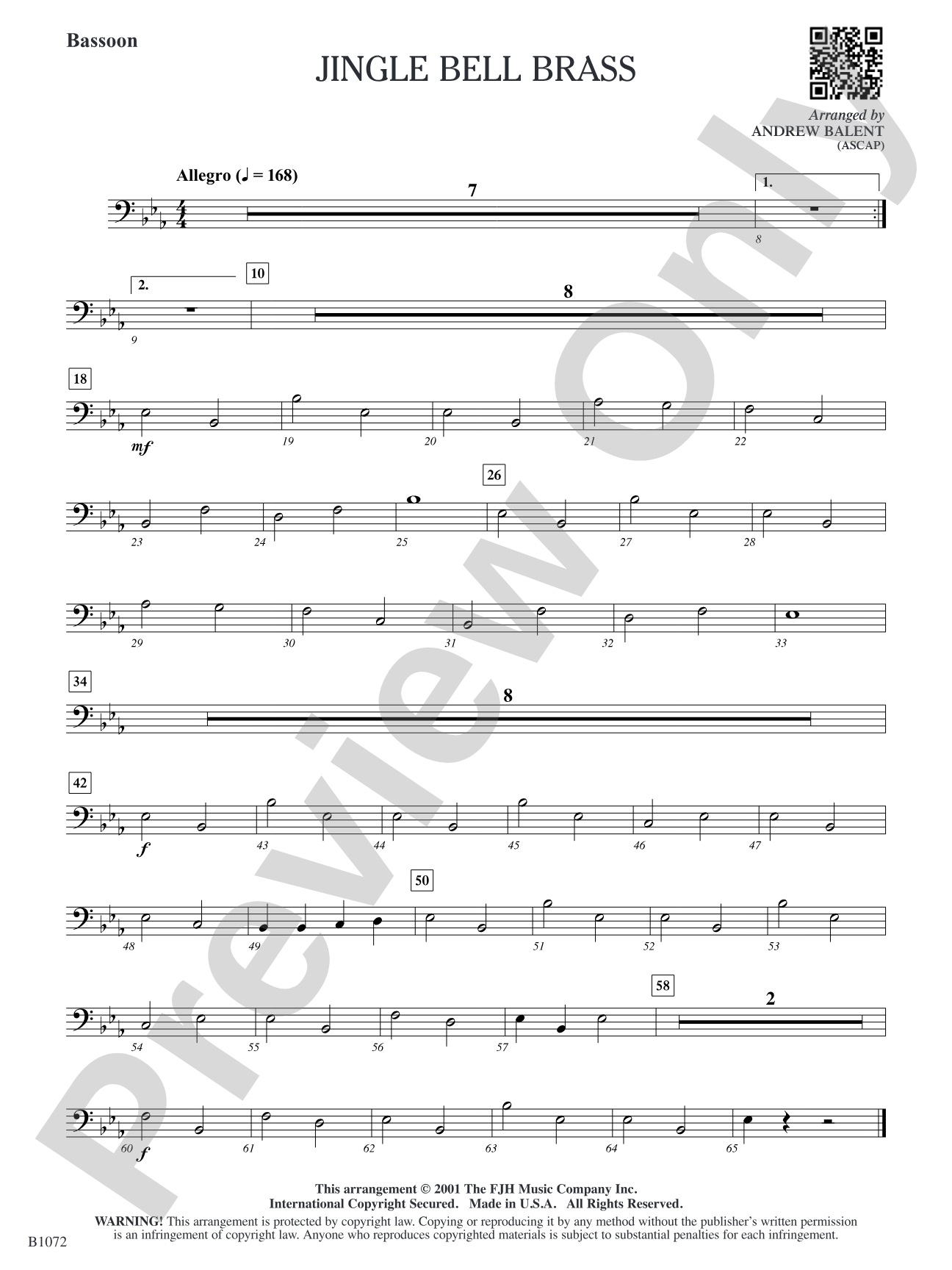 Jingle Bell Brass: Bassoon