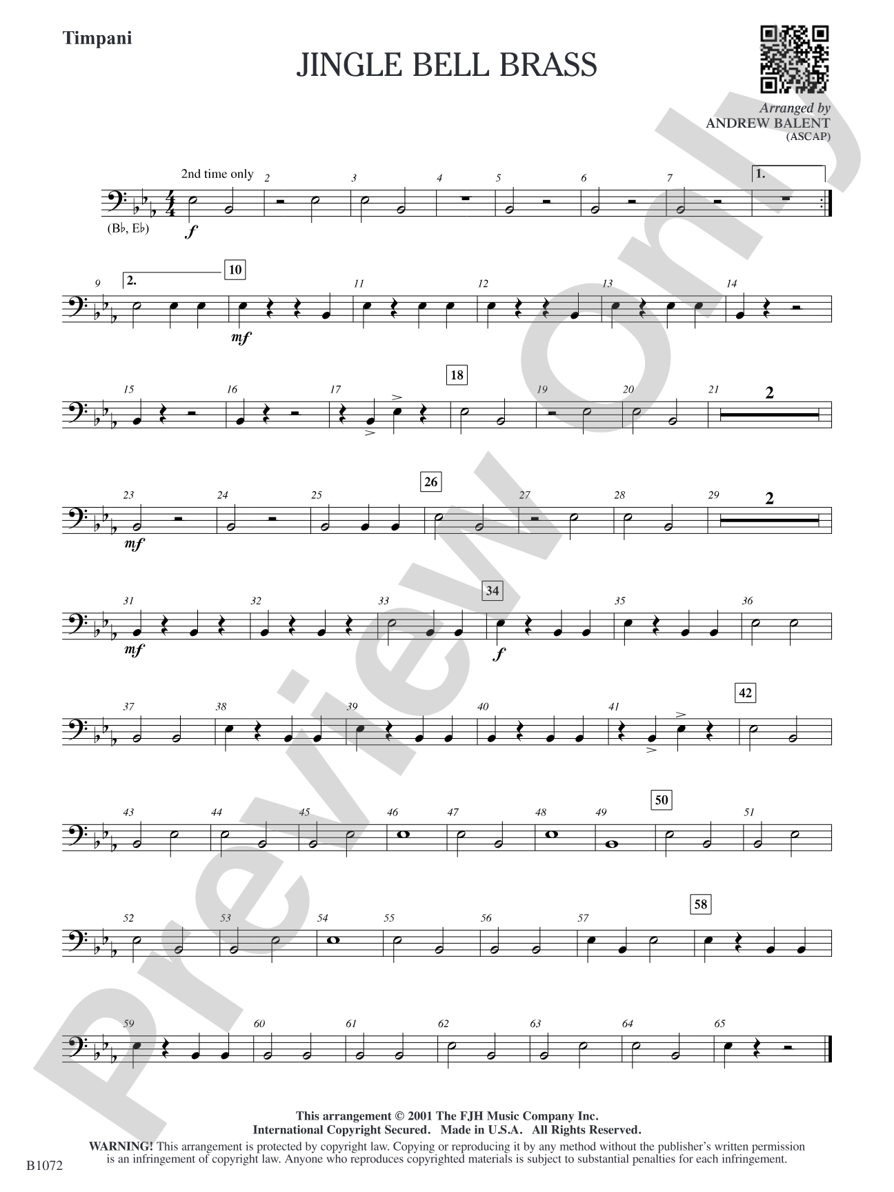 Jingle Bell Brass: Timpani
