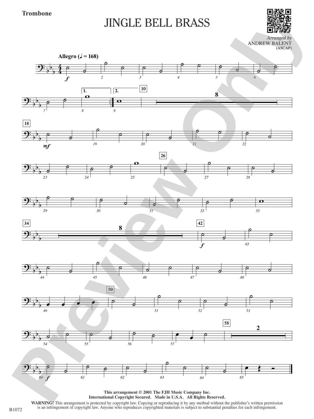 Jingle Bell Brass: Trombone