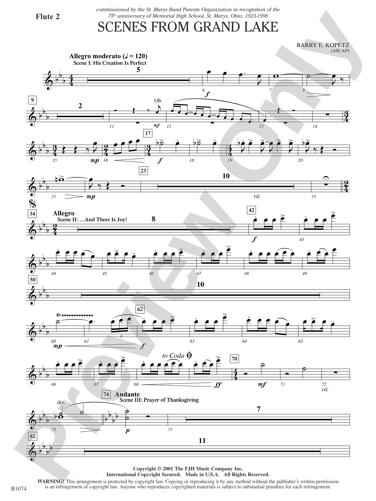 Scenes from Grand Lake: Flute 2