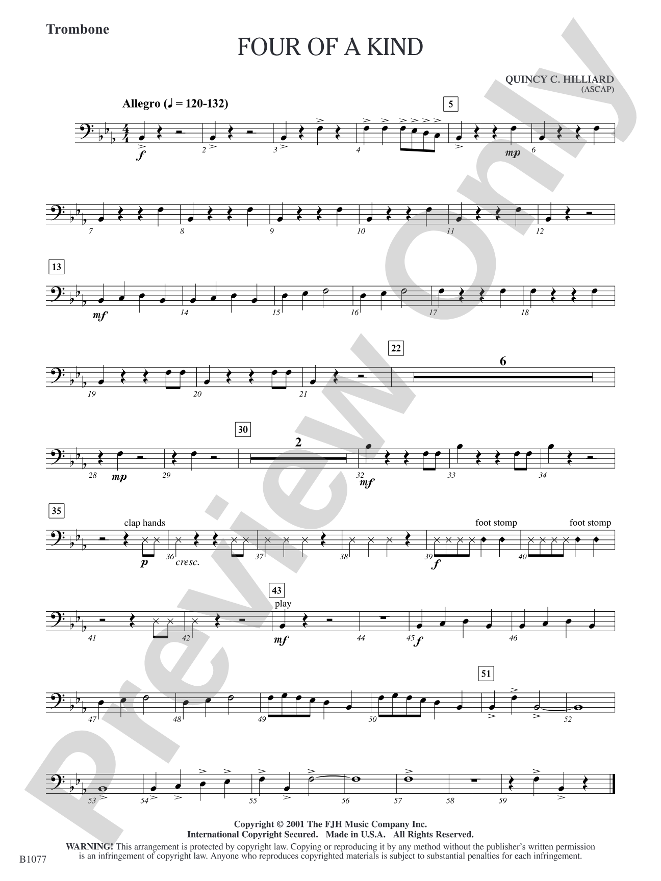Four of a Kind: Trombone