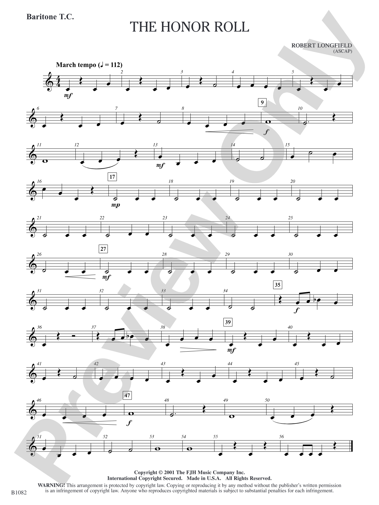 The Honor Roll: Baritone T.C.