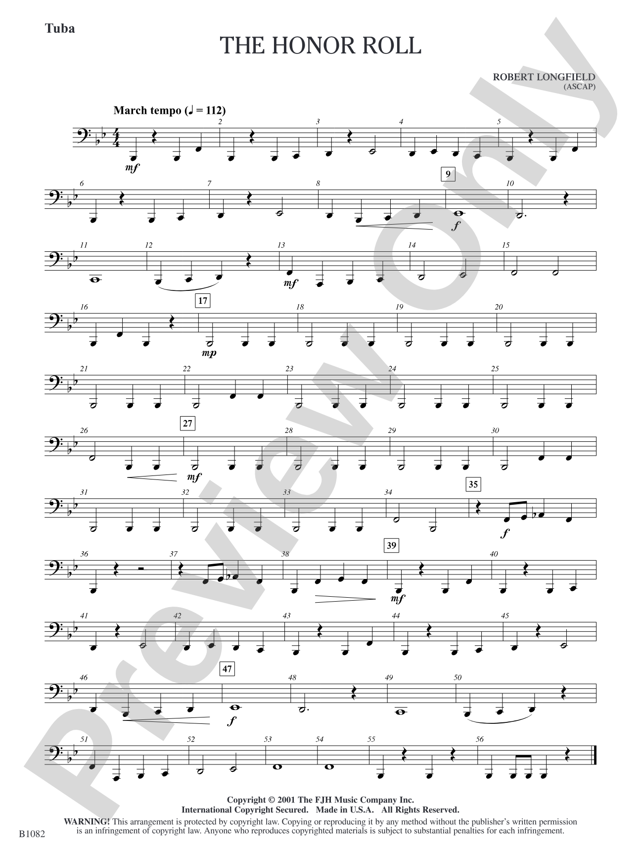 The Honor Roll: Tuba