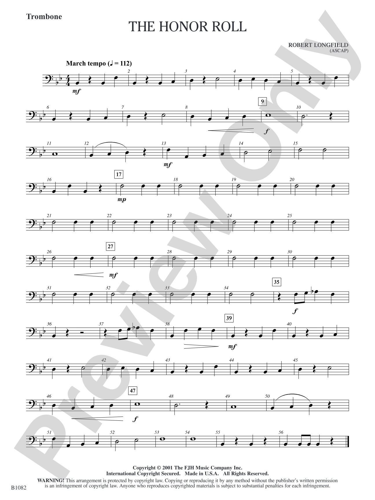 The Honor Roll: Trombone