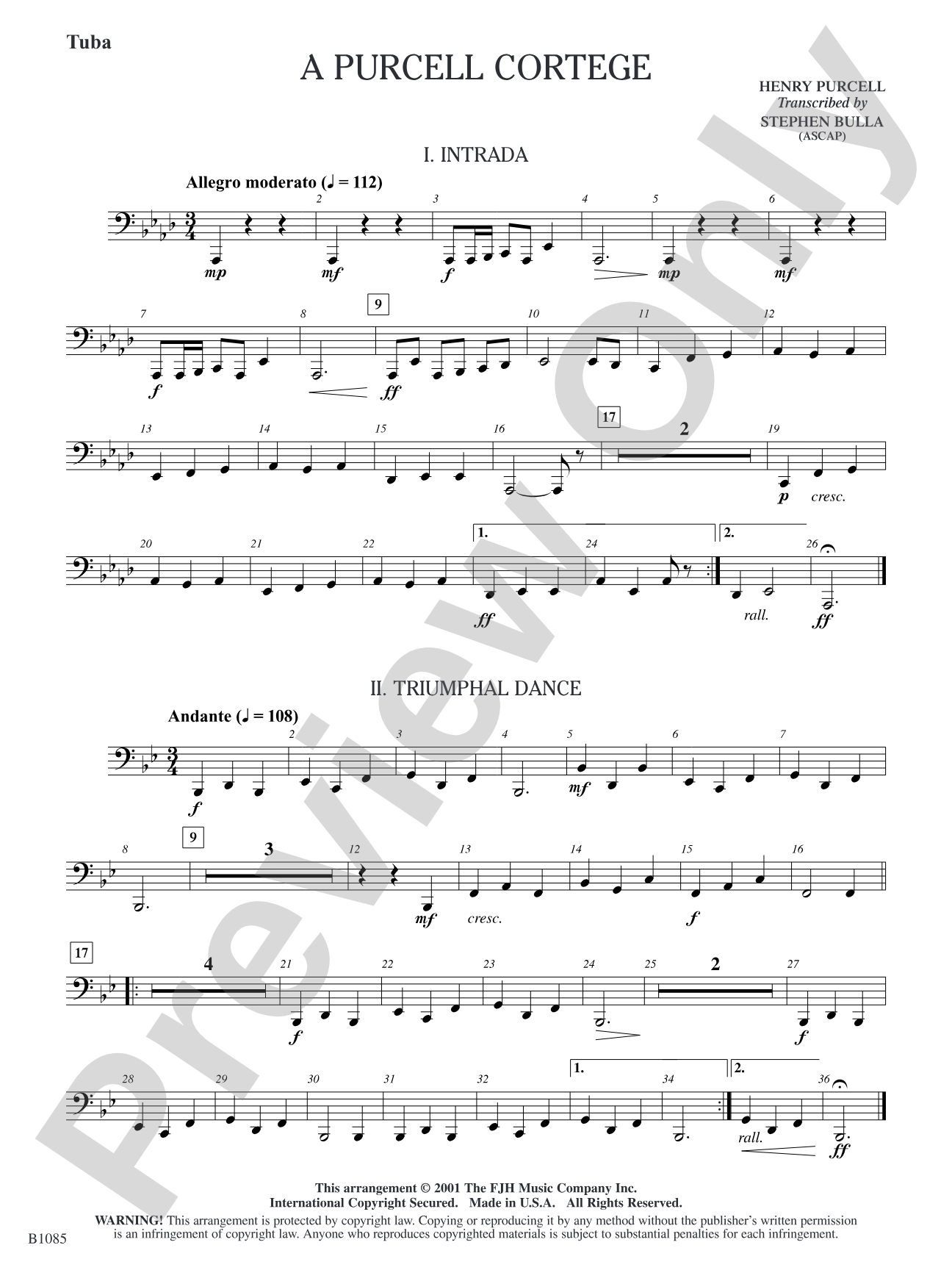 A Purcell Cortege: Tuba