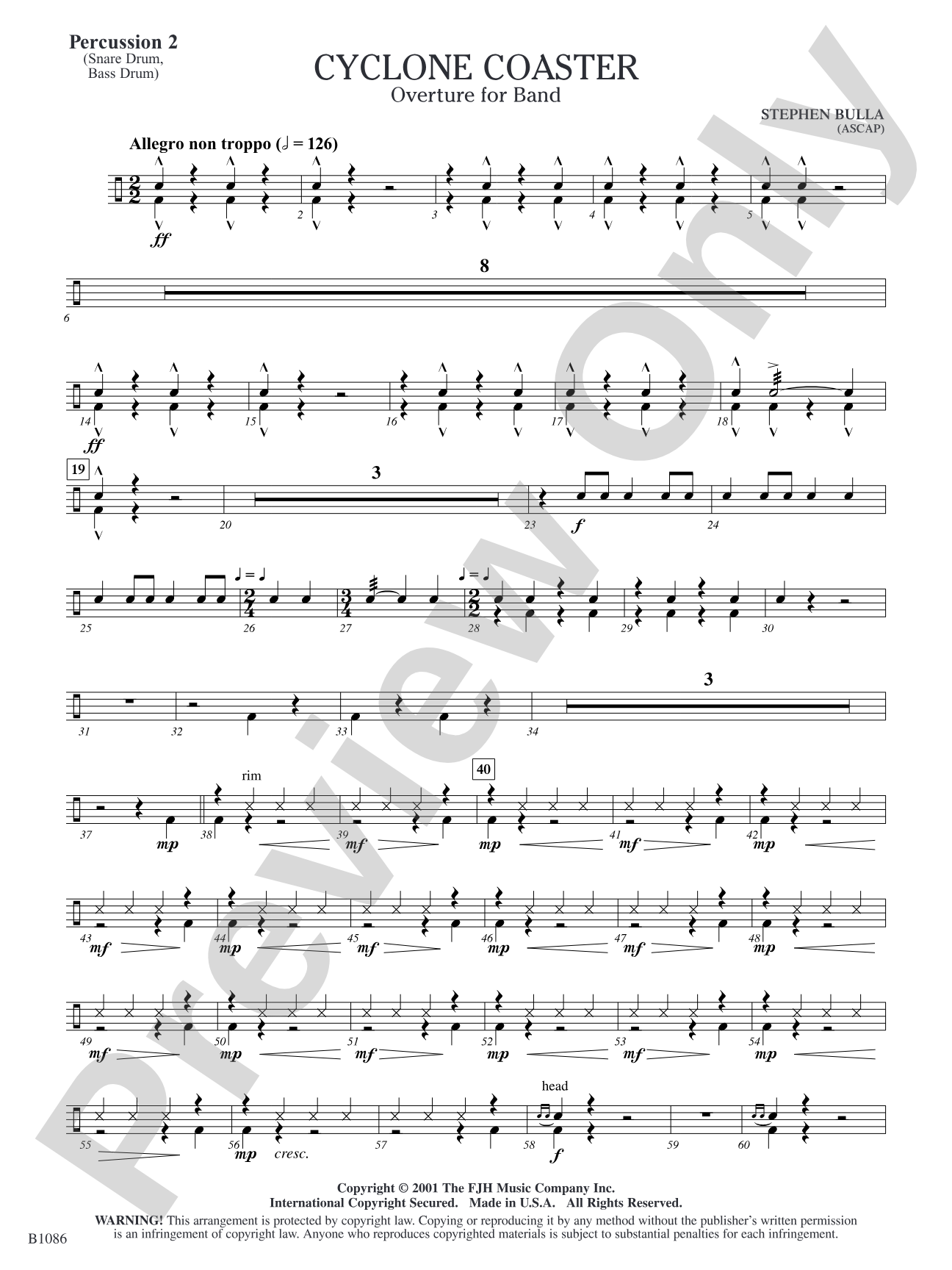 Cyclone Coaster: Percussion 2