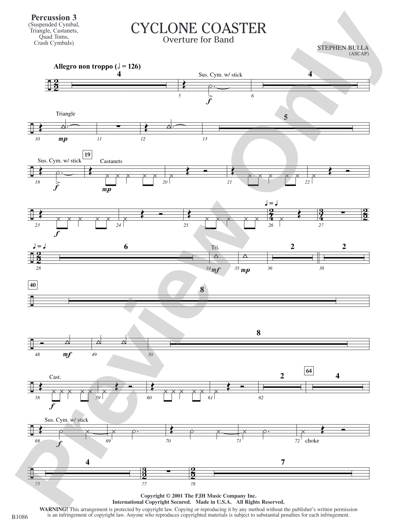 Cyclone Coaster: Percussion 3