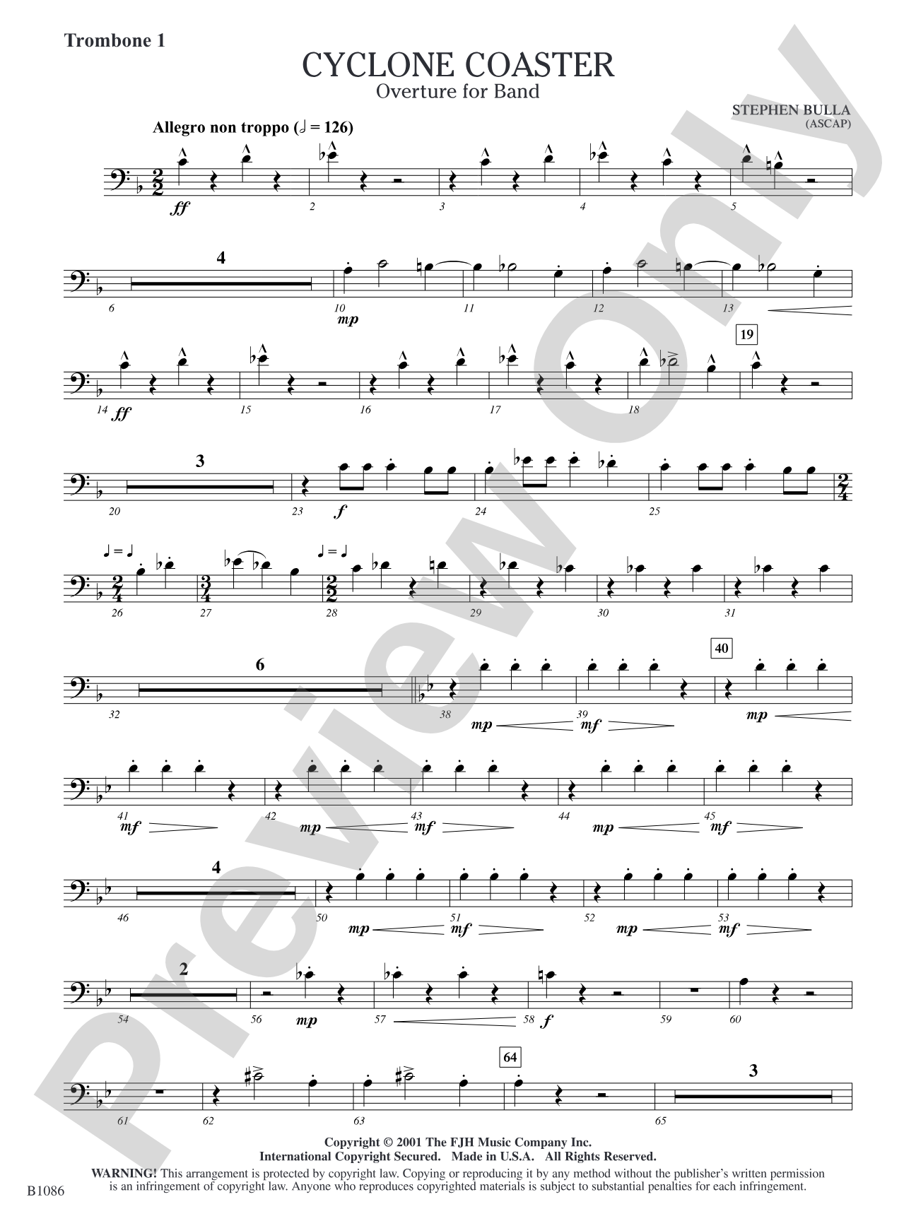 Cyclone Coaster: Trombone 1