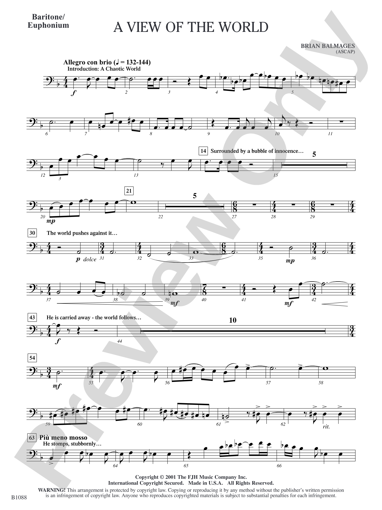 A View of the World: Baritone/Euphonium