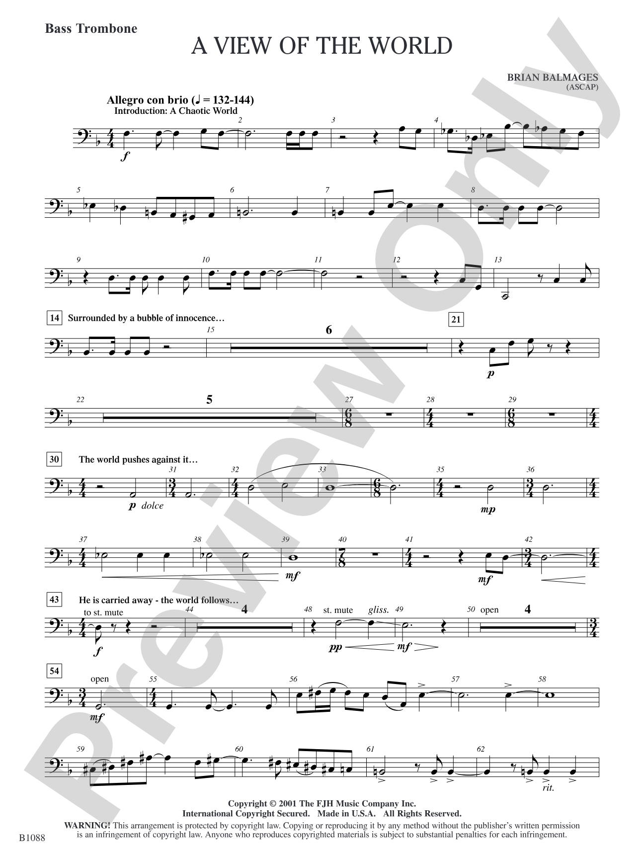 A View of the World: Bass Trombone