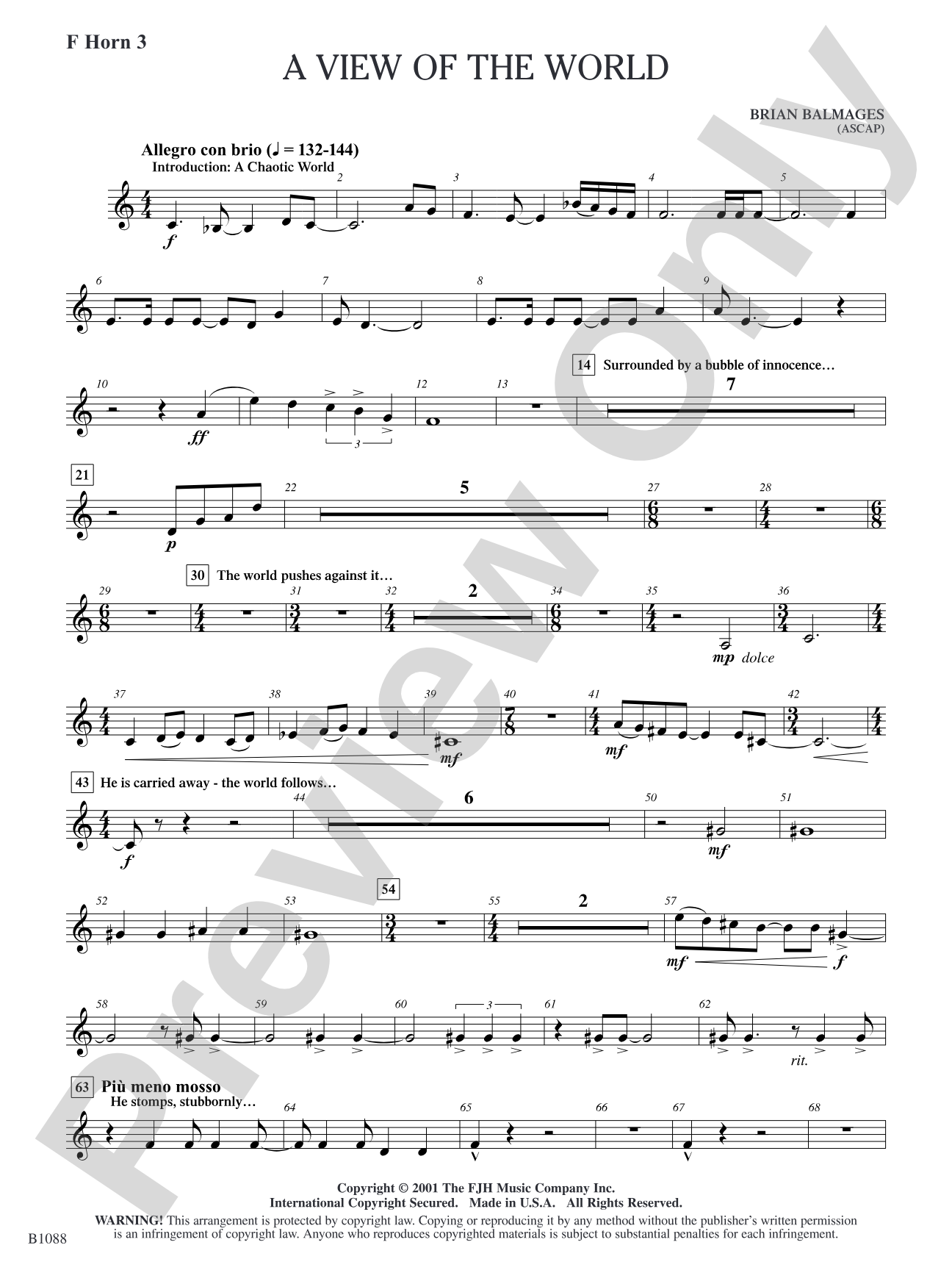 A View of the World: F Horn 3