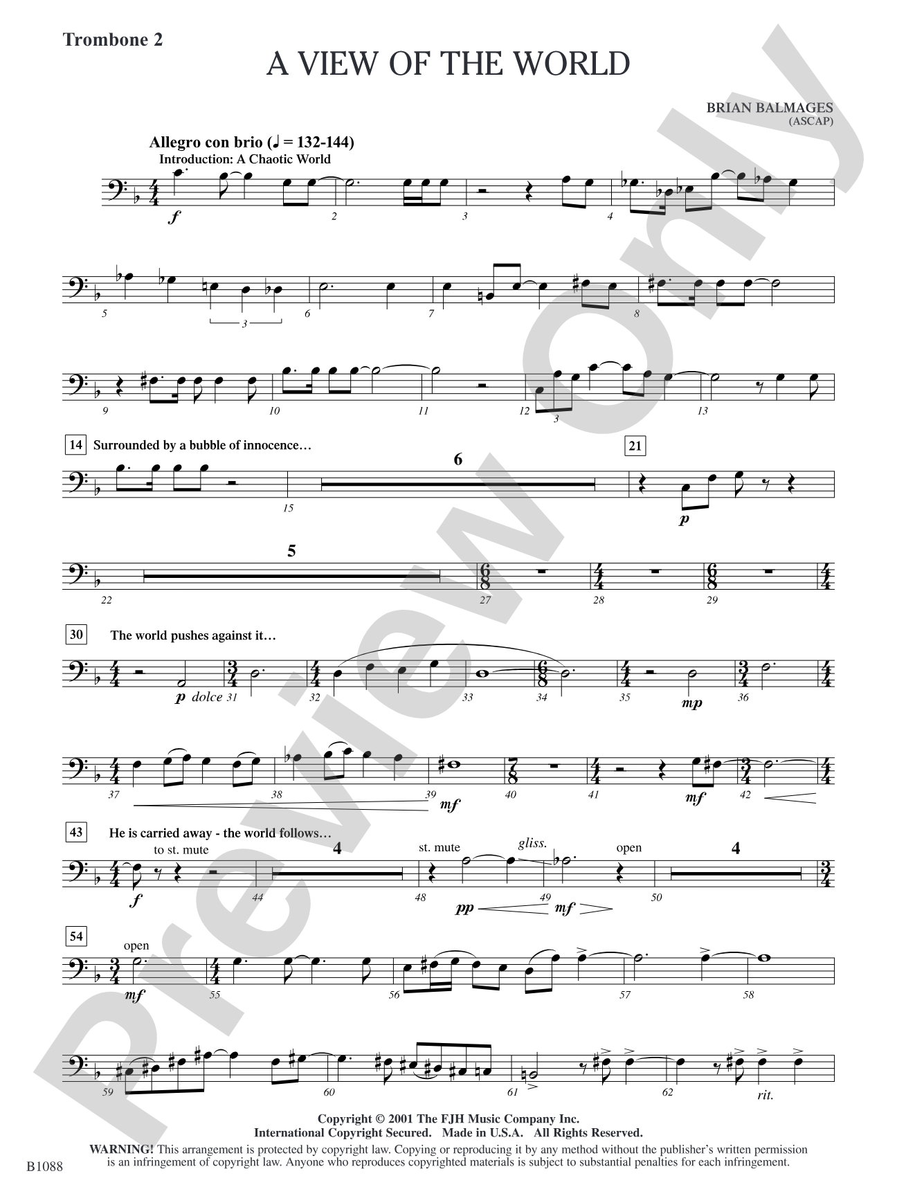 A View of the World: Trombone 2