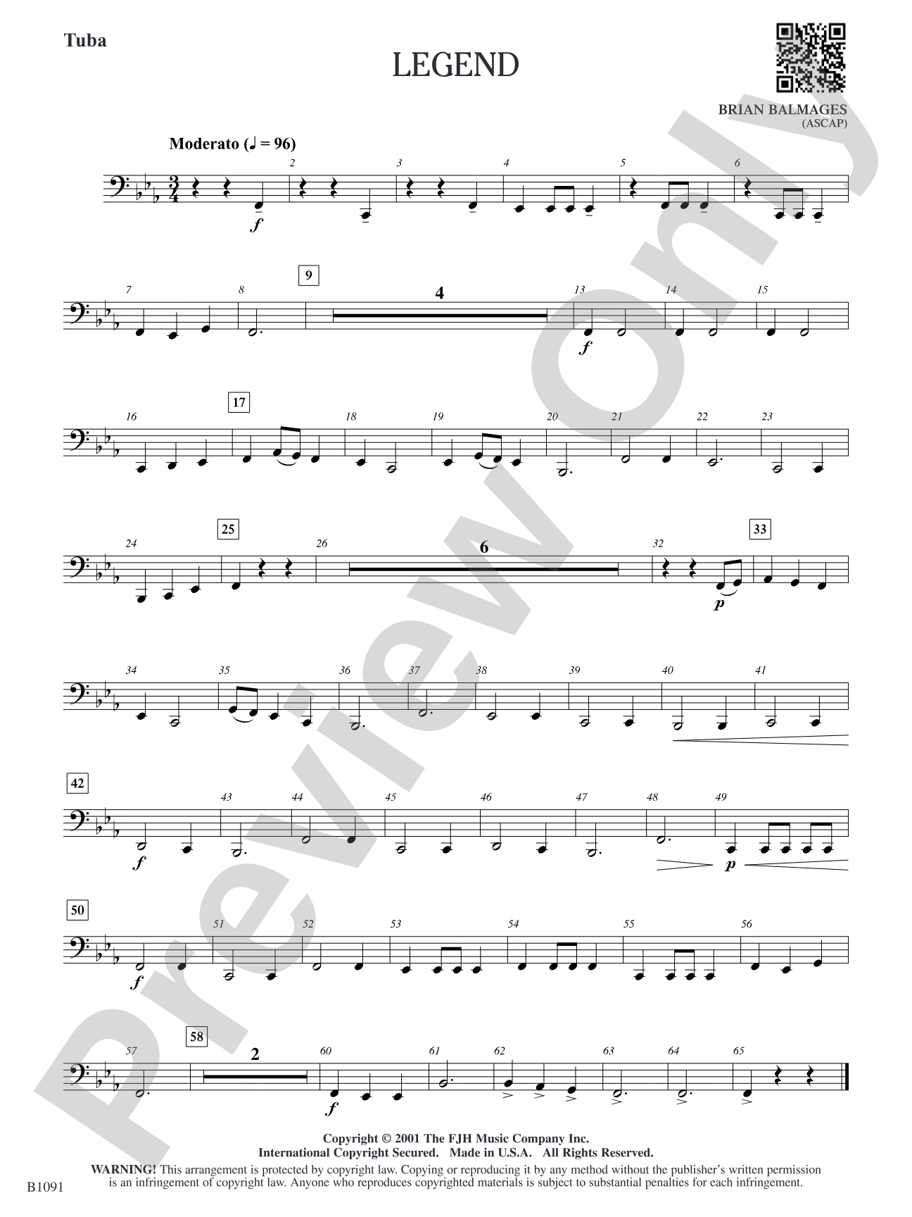 Legend: Tuba