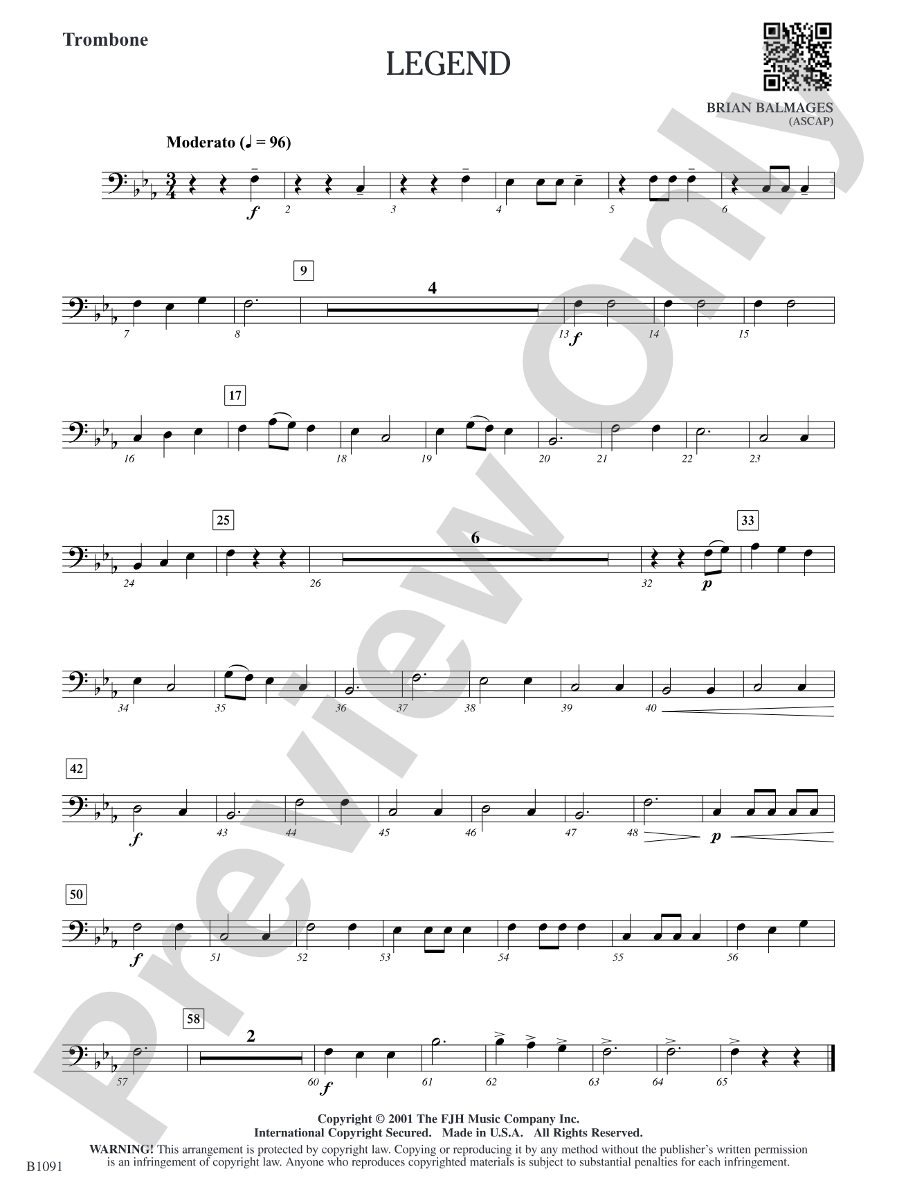 Legend: Trombone