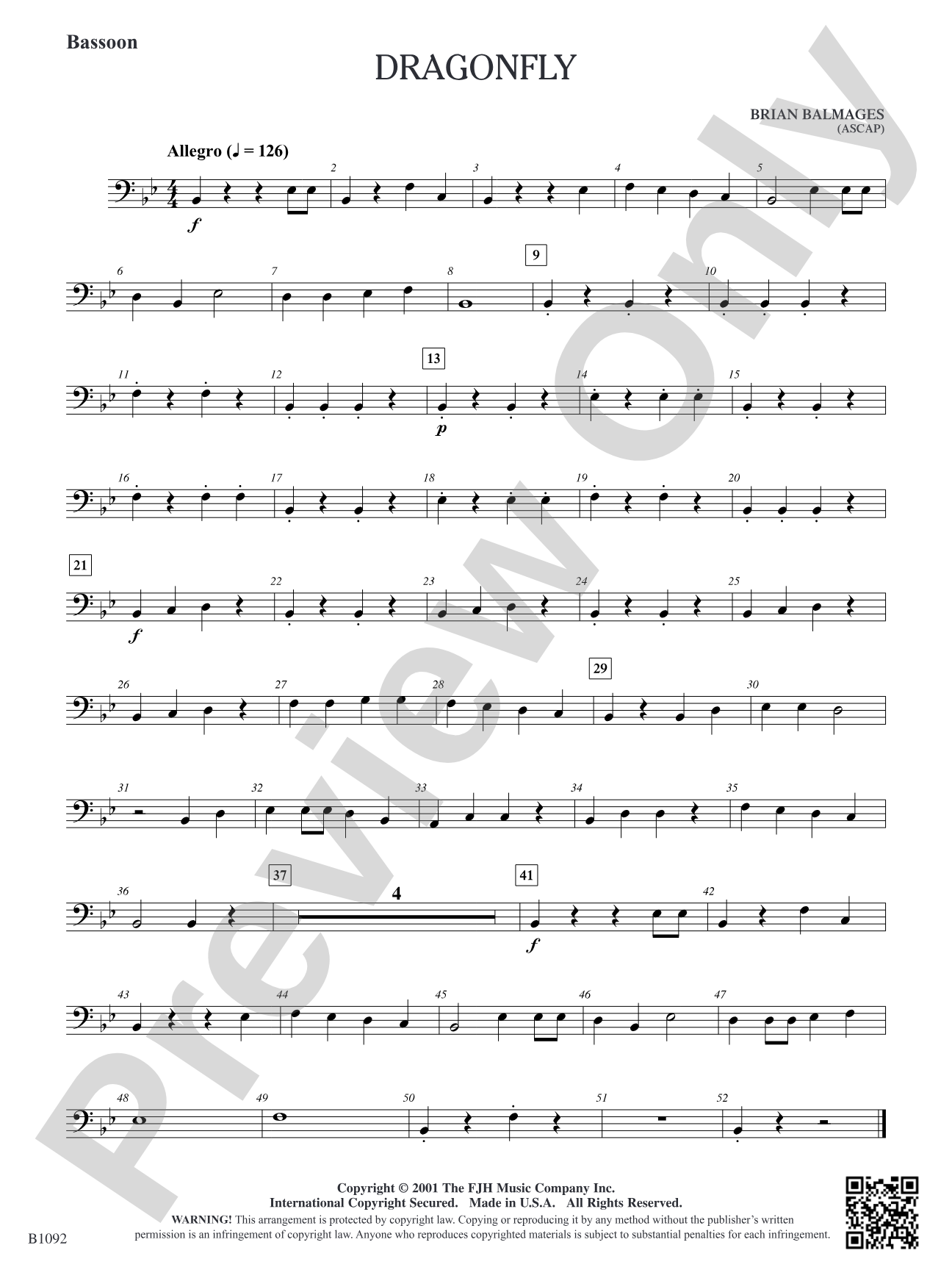Dragonfly: Bassoon