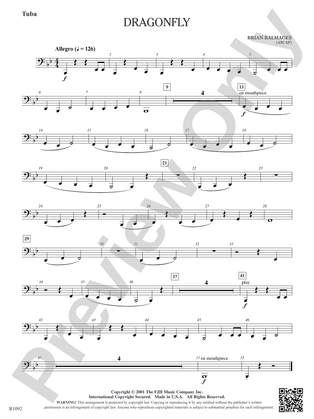 Dragonfly: Tuba
