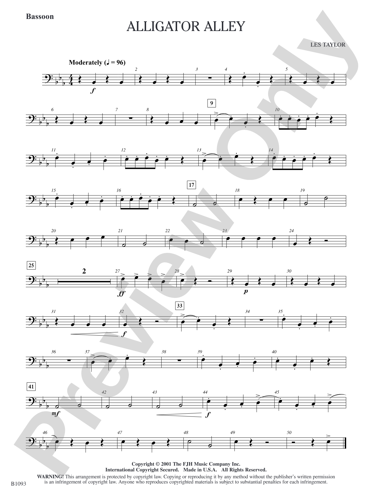 Alligator Alley: Bassoon