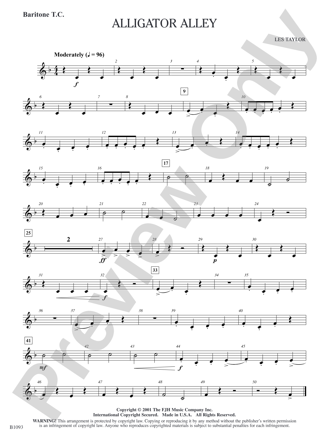 Alligator Alley: Baritone T.C.