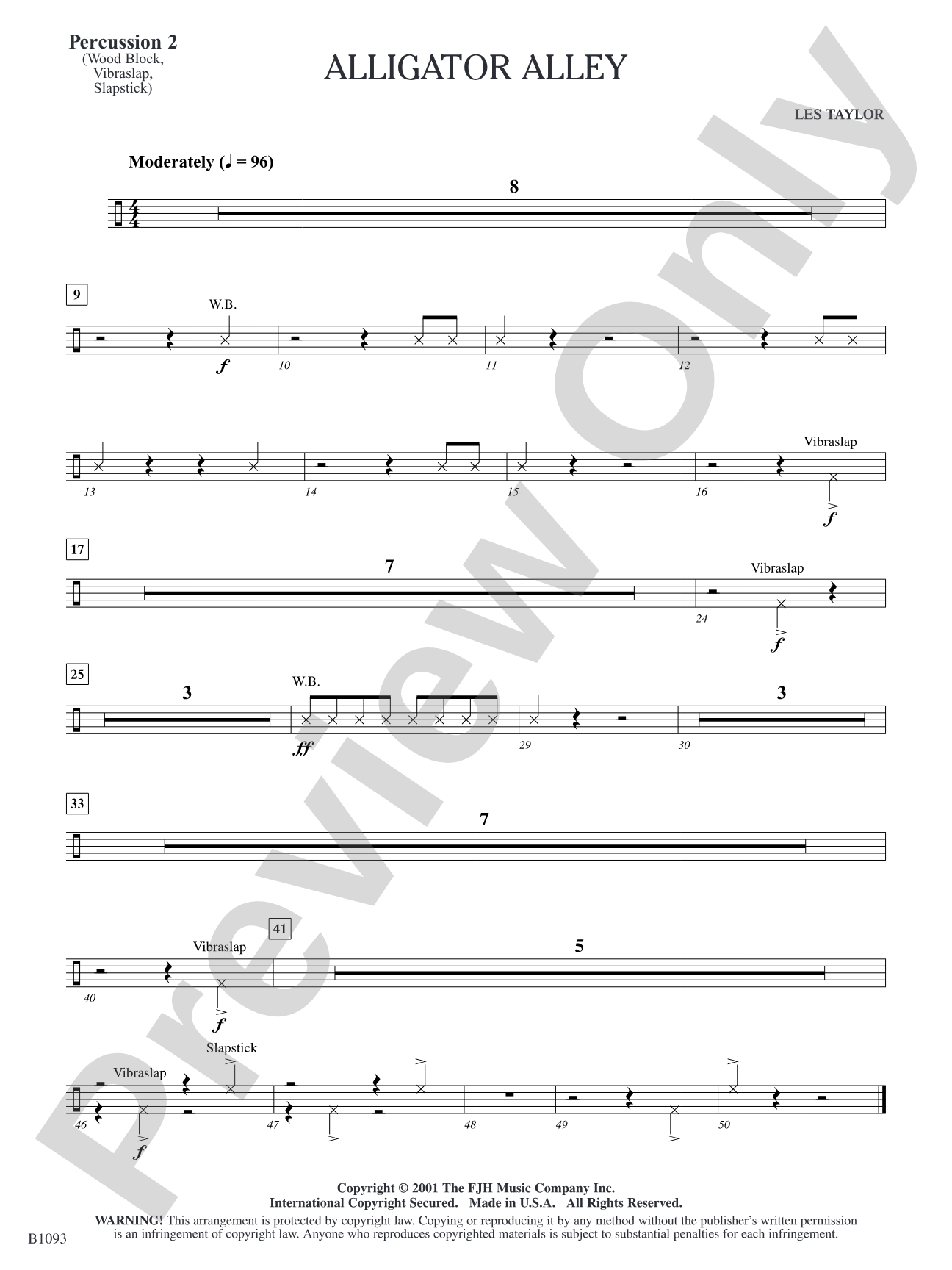 Alligator Alley: Percussion 2