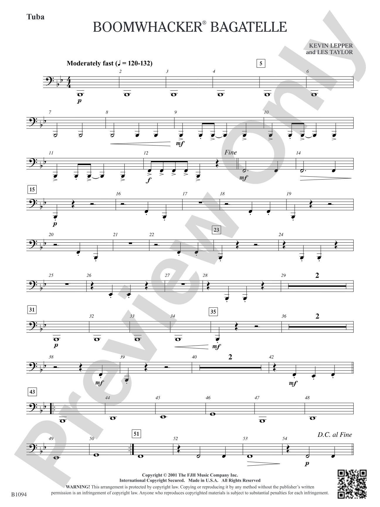 Boomwhacker® Bagatelle: Tuba
