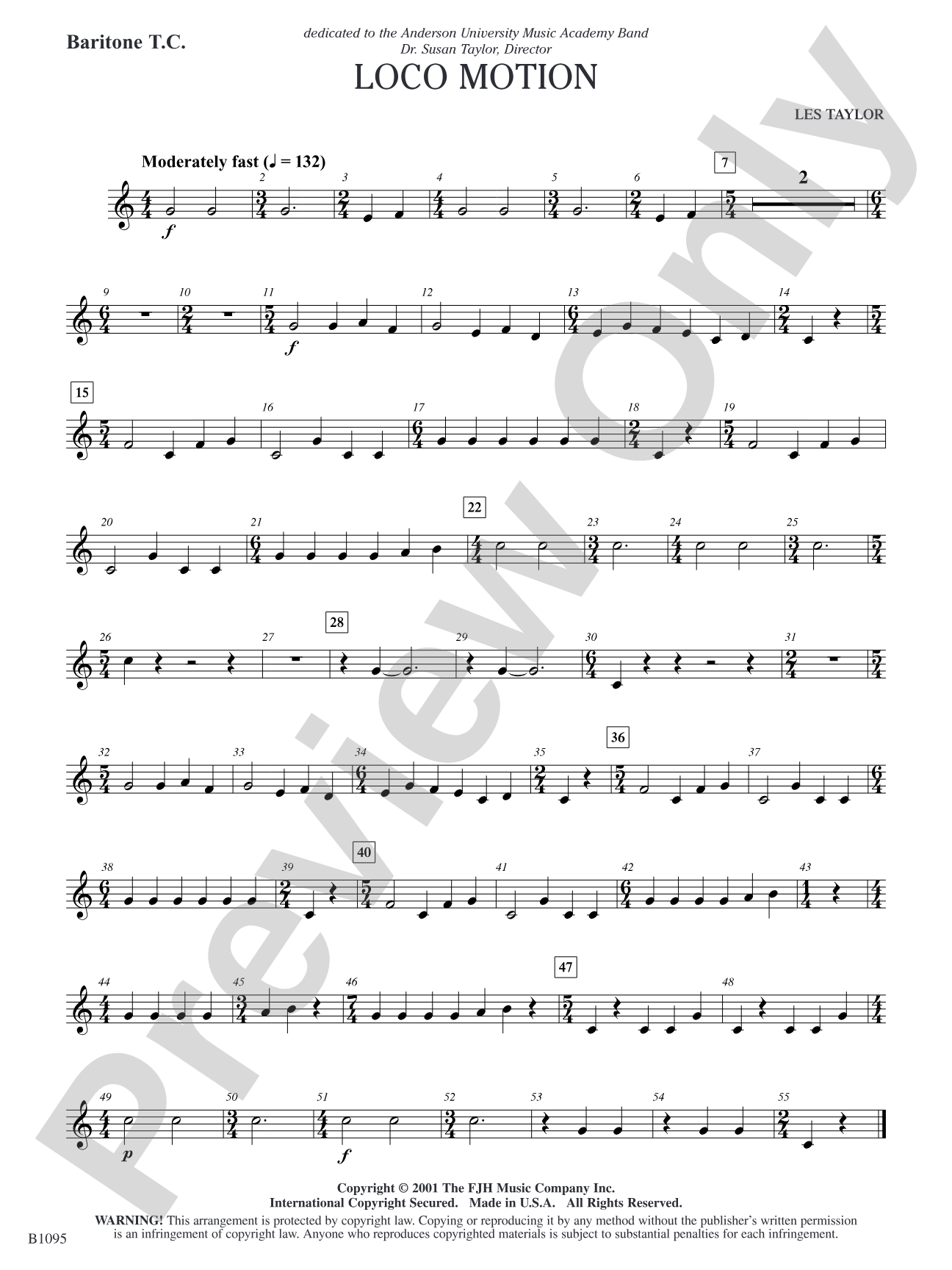 Loco Motion: Baritone T.C.