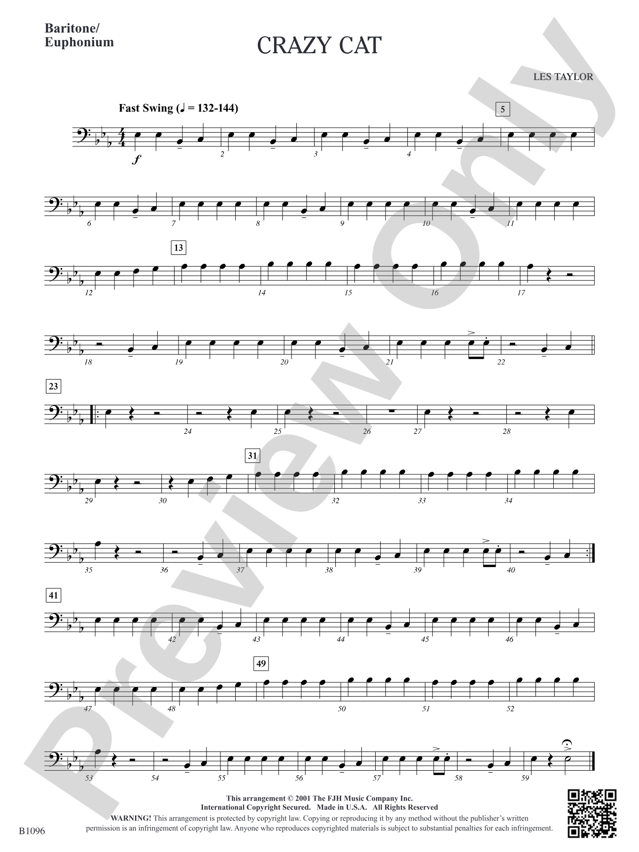 Crazy Cat: Baritone/Euphonium