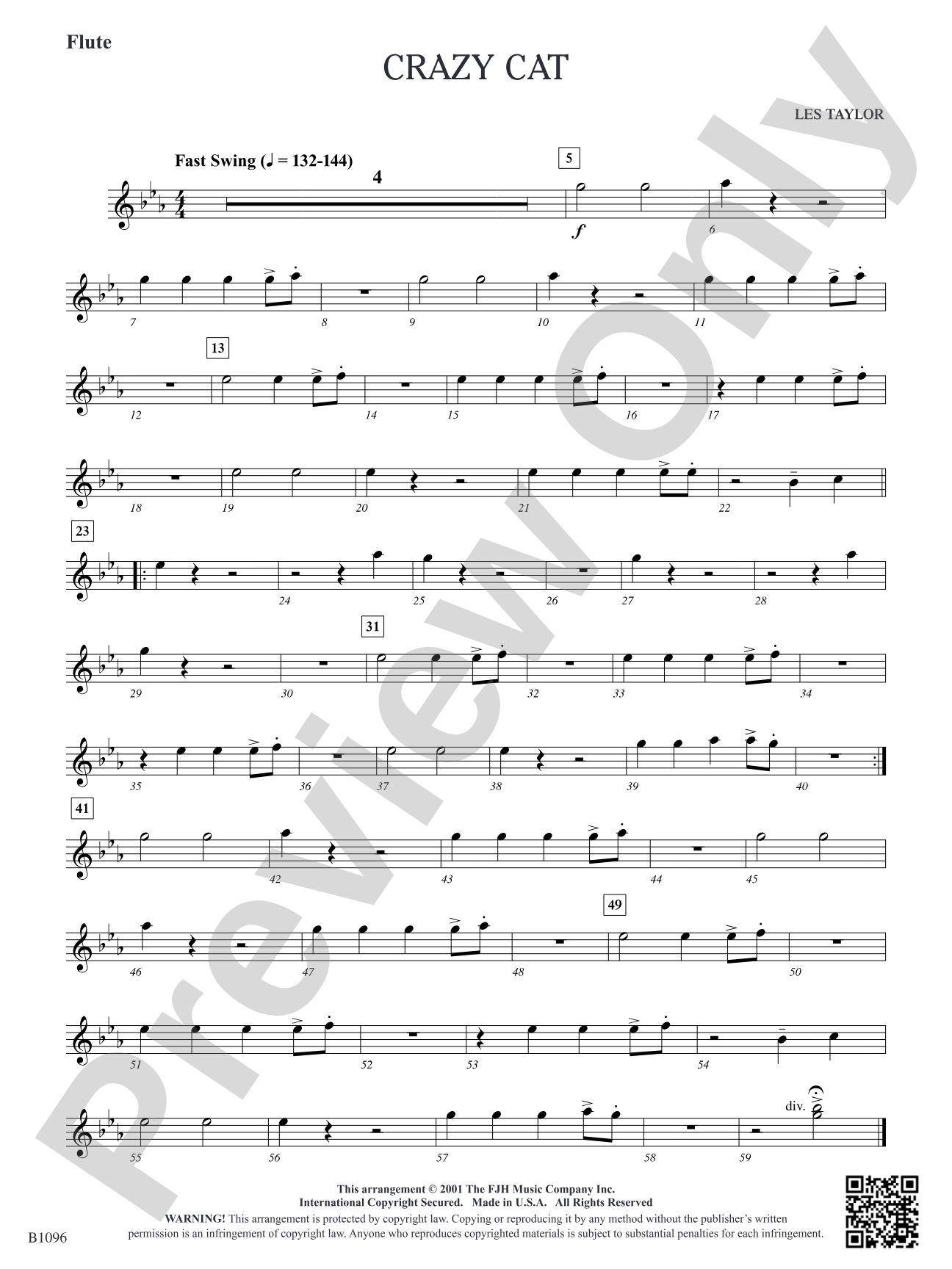 Crazy Cat: Flute