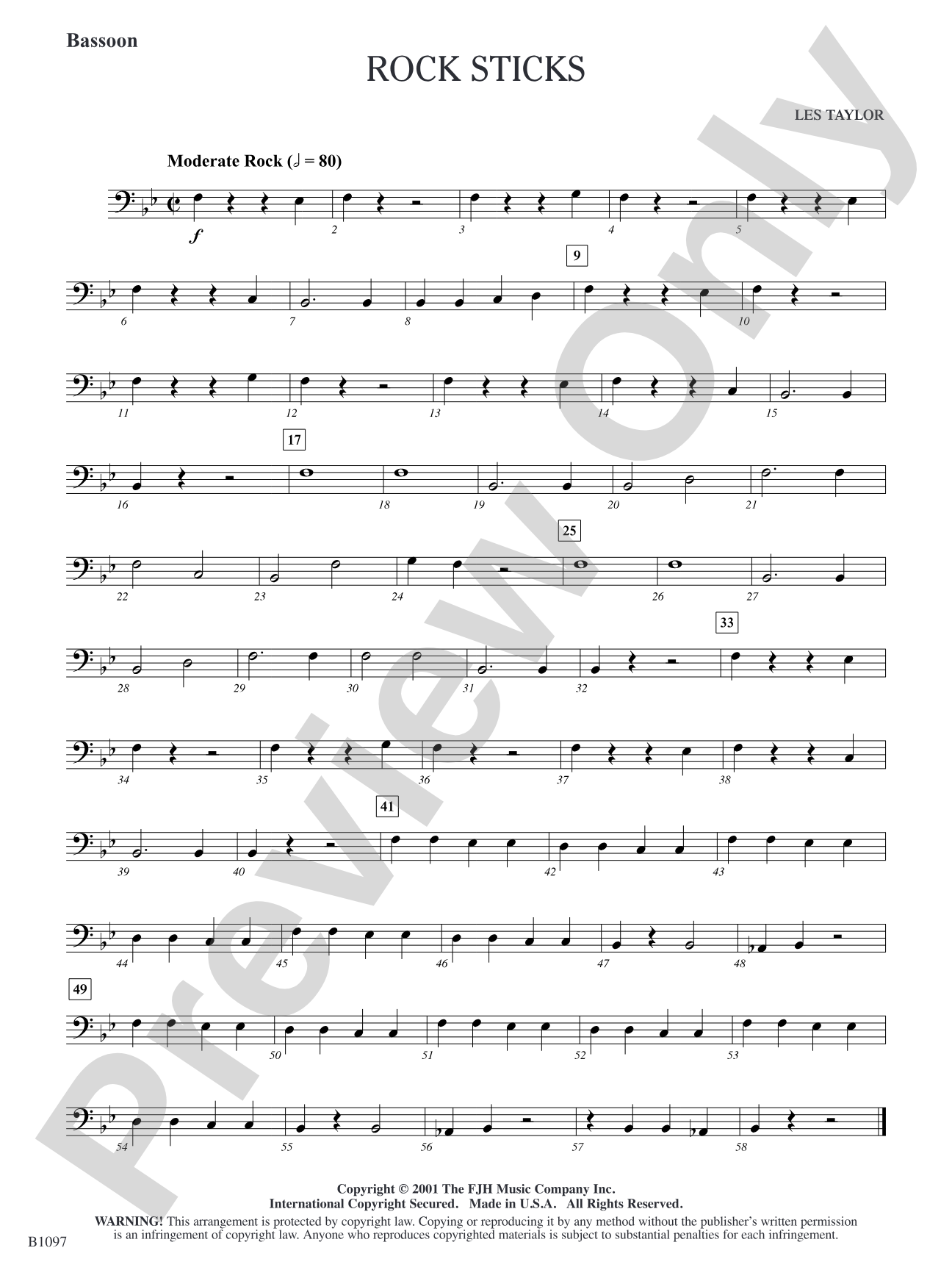 Rock Sticks: Bassoon