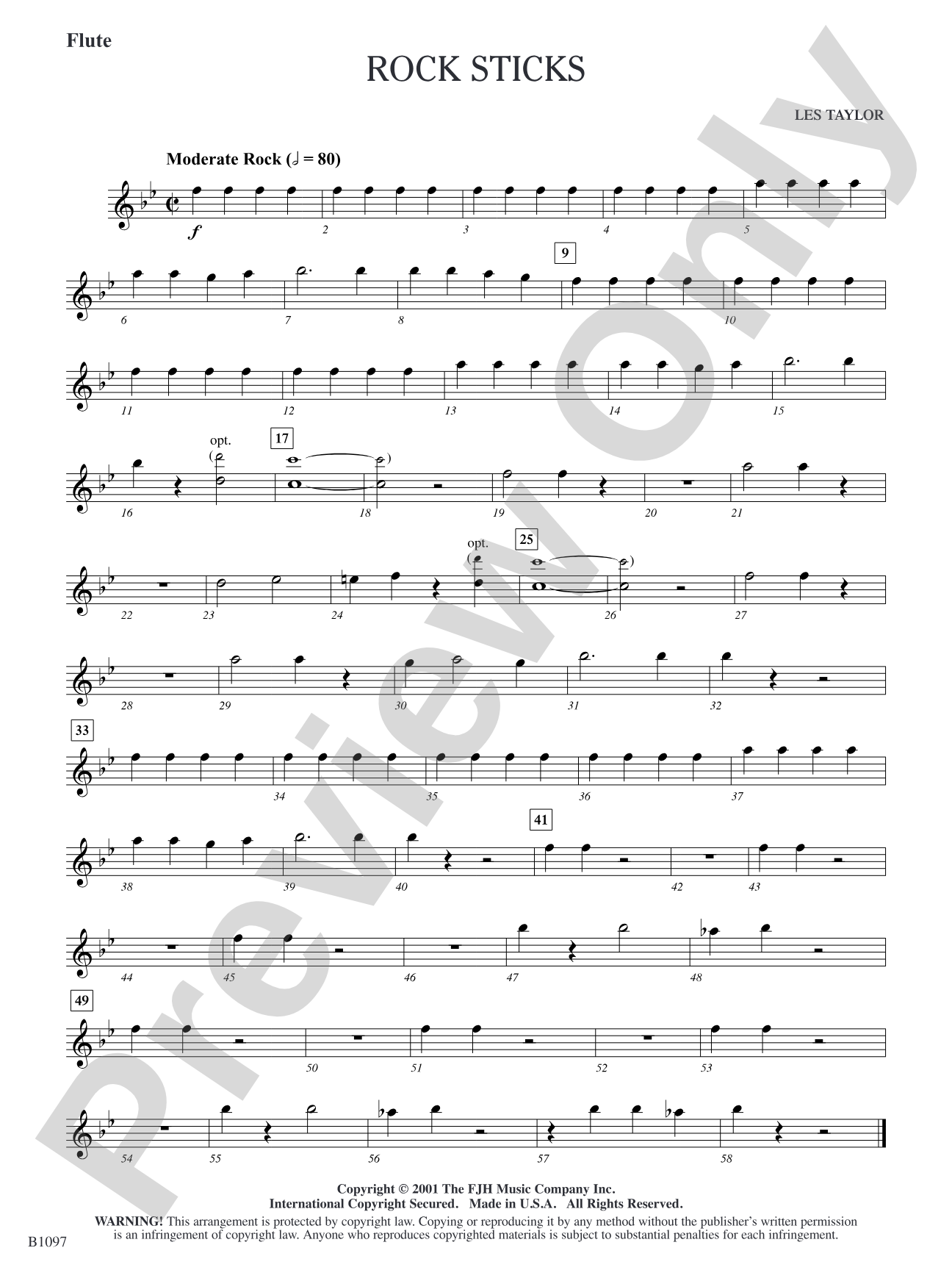 Rock Sticks: Flute