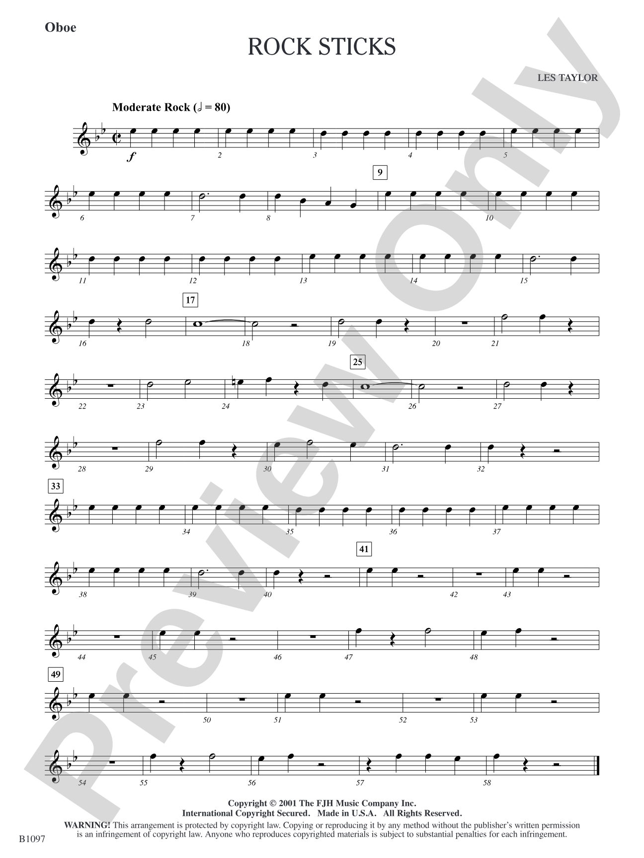 Rock Sticks: Oboe