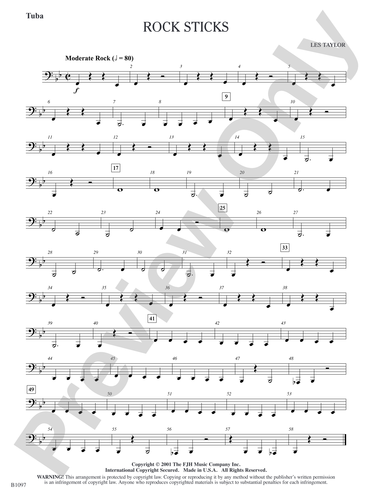Rock Sticks: Tuba