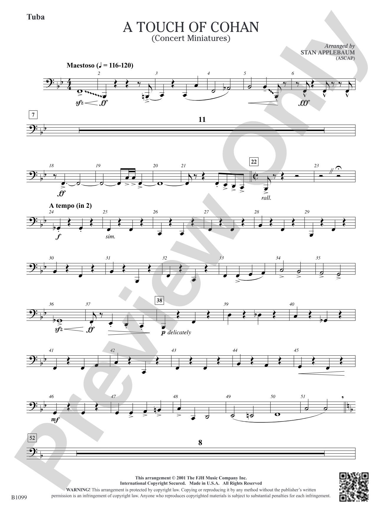 A Touch of Cohan: Tuba