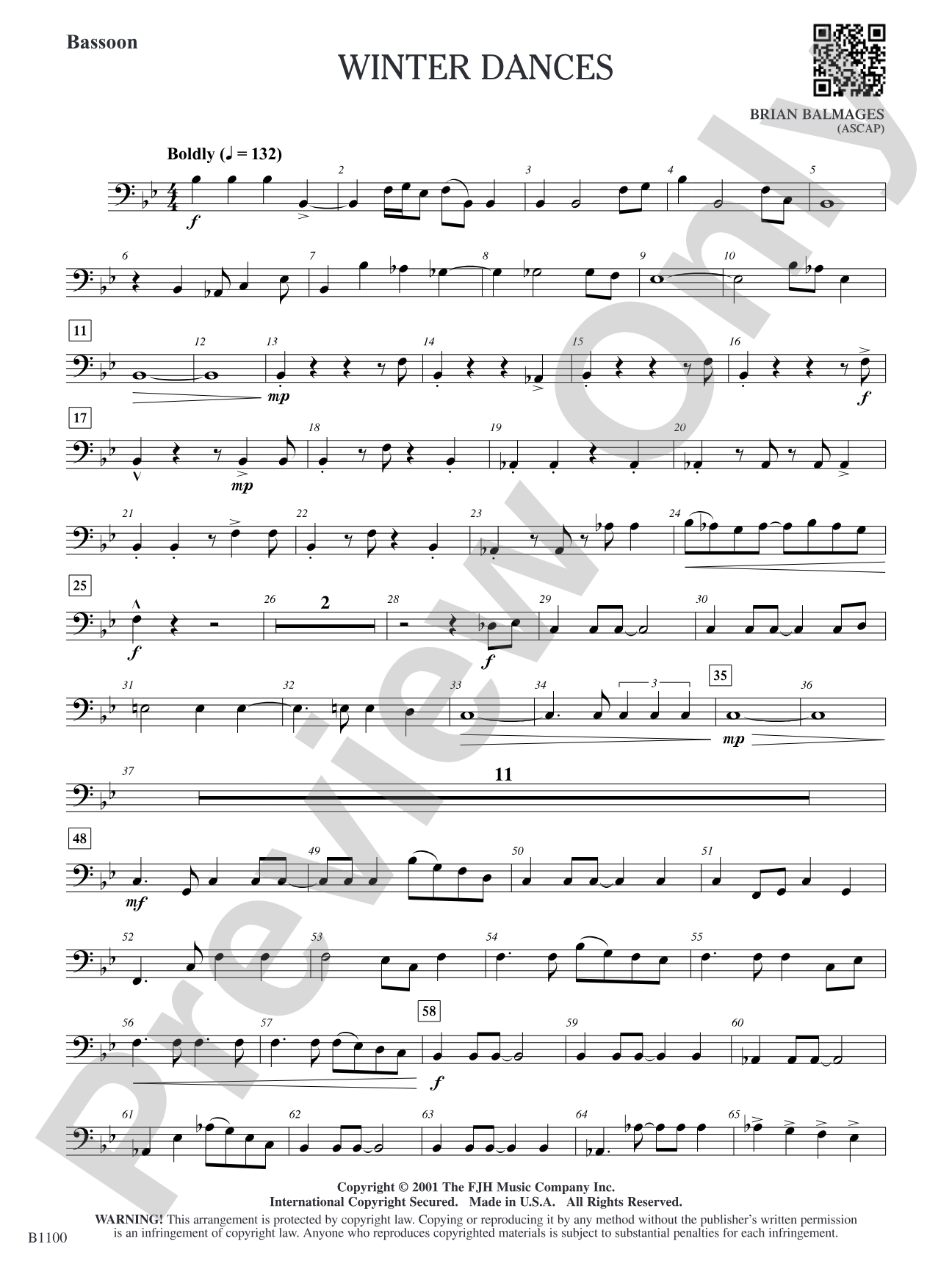 Winter Dances: Bassoon
