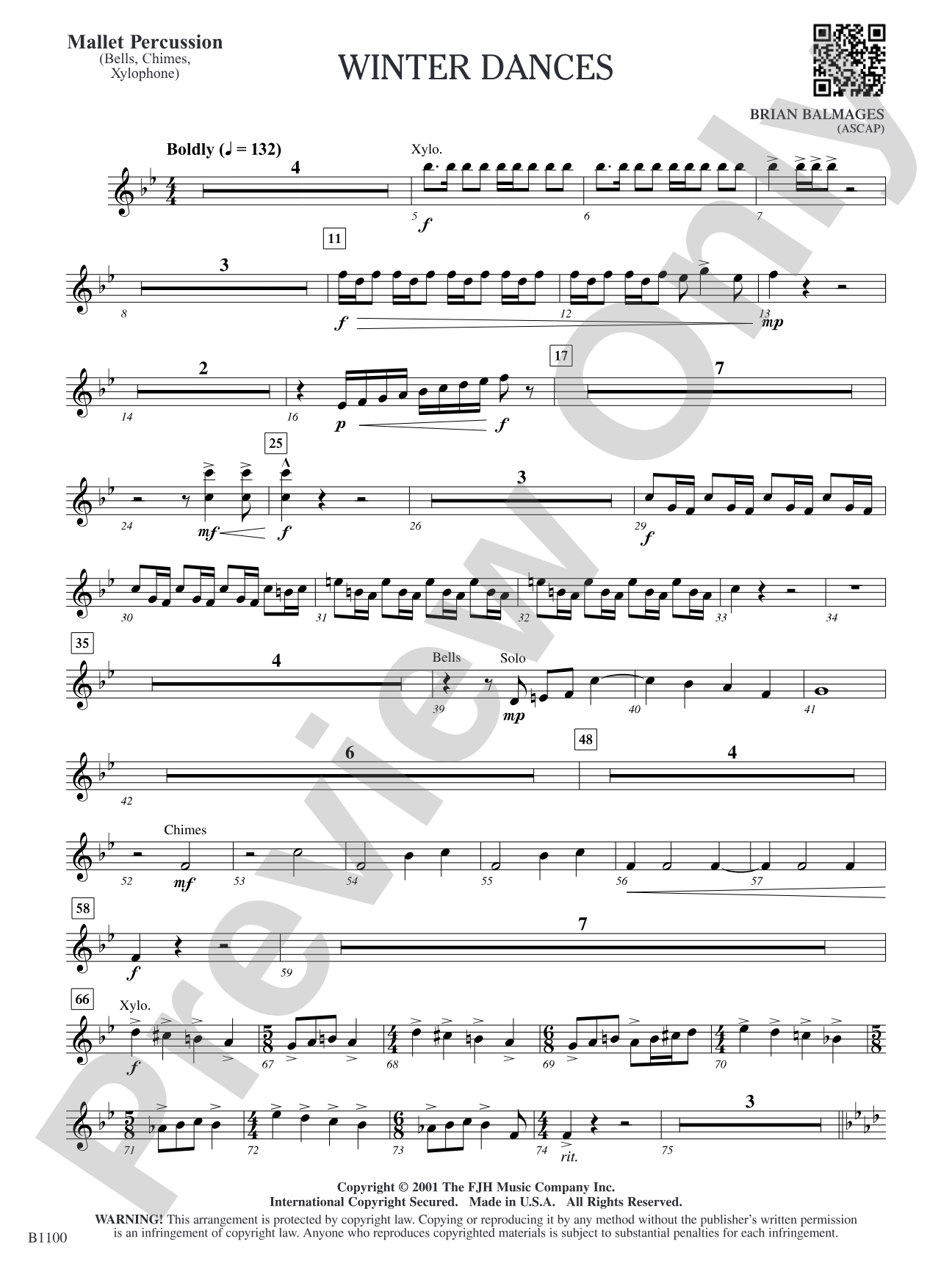 Winter Dances: Mallet Percussion