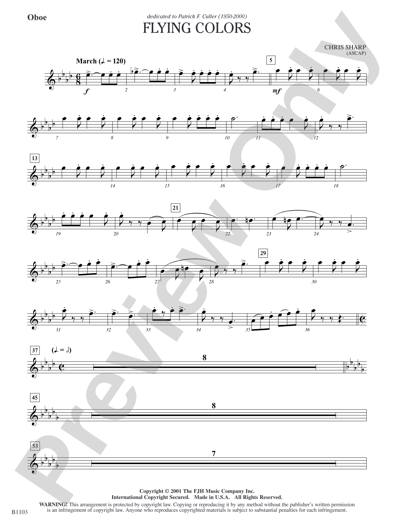 Flying Colors: Oboe