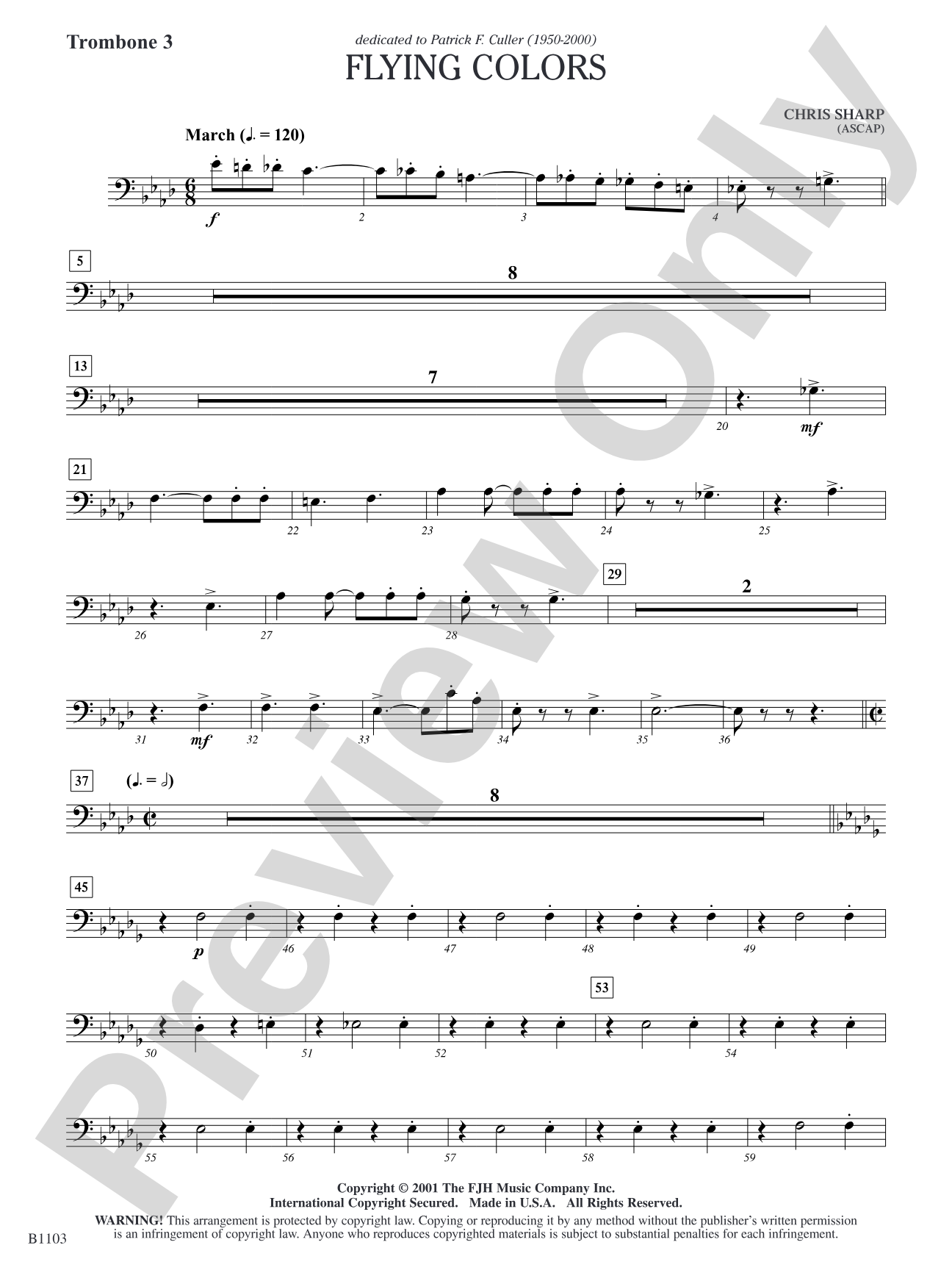 Flying Colors: Trombone 3