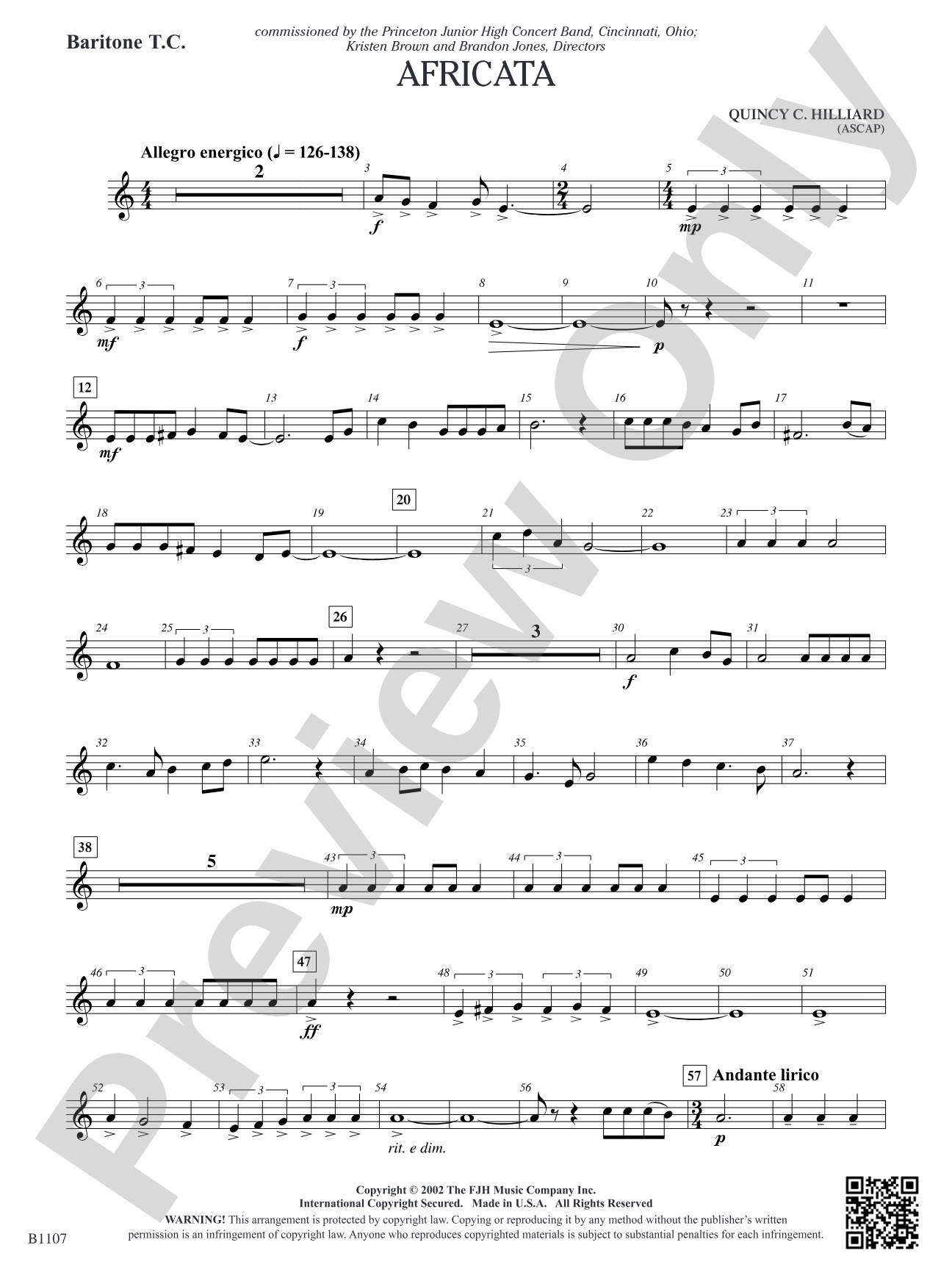 Africata: Baritone T.C.