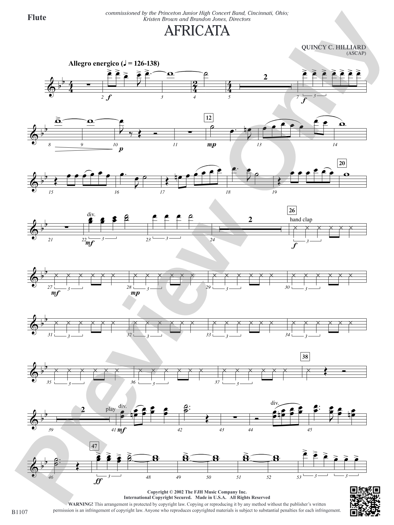 Africata: Flute