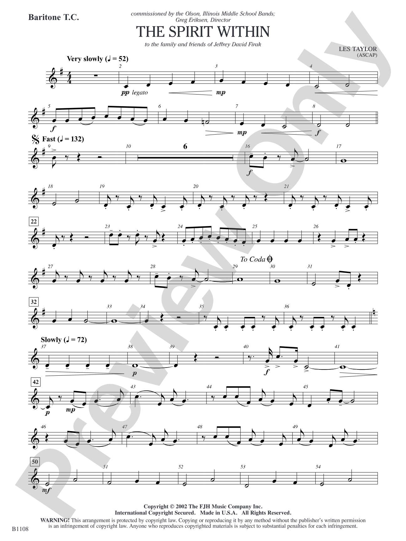 The Spirit Within: Baritone T.C.