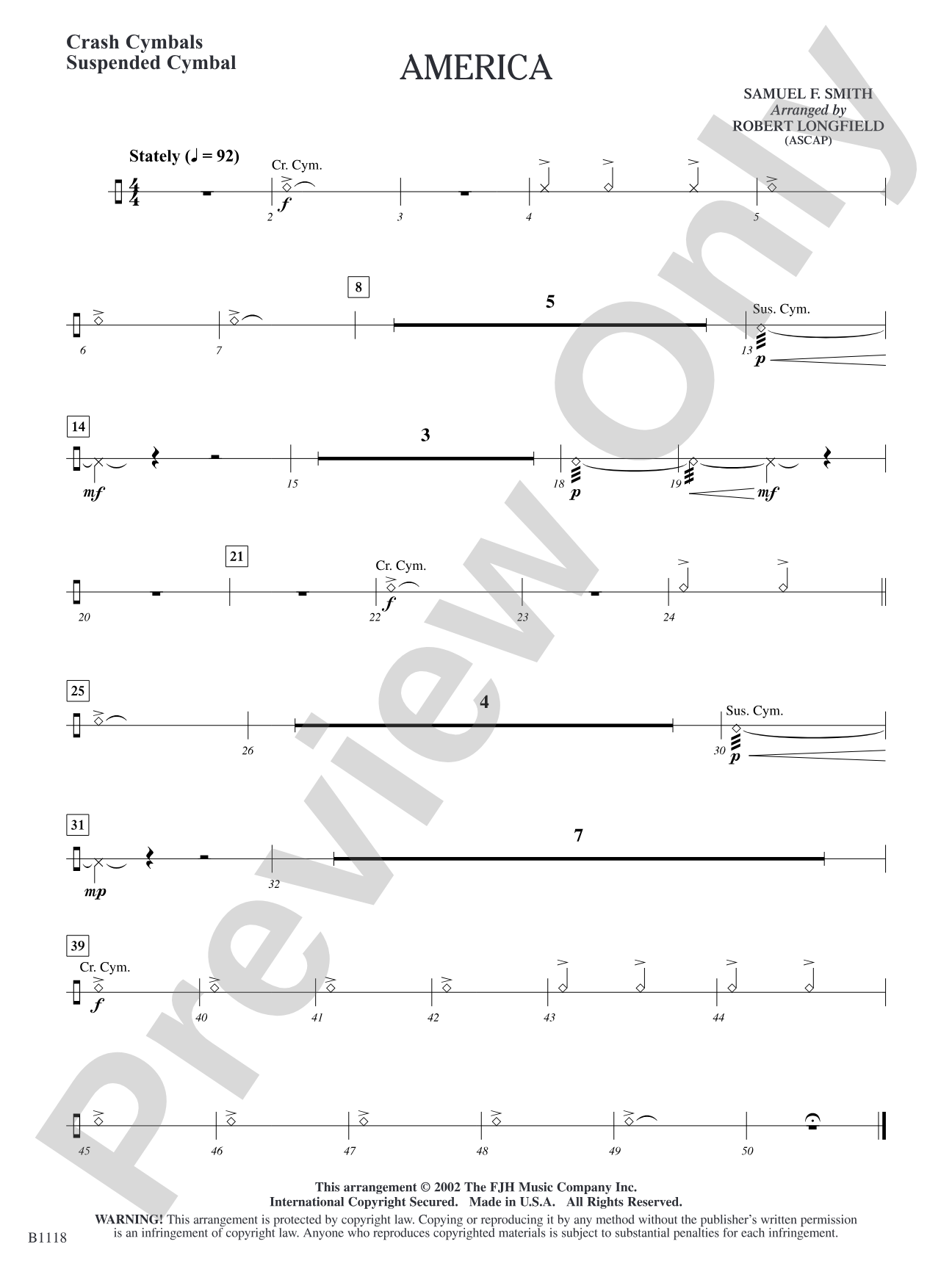 America: Crash Cymbals