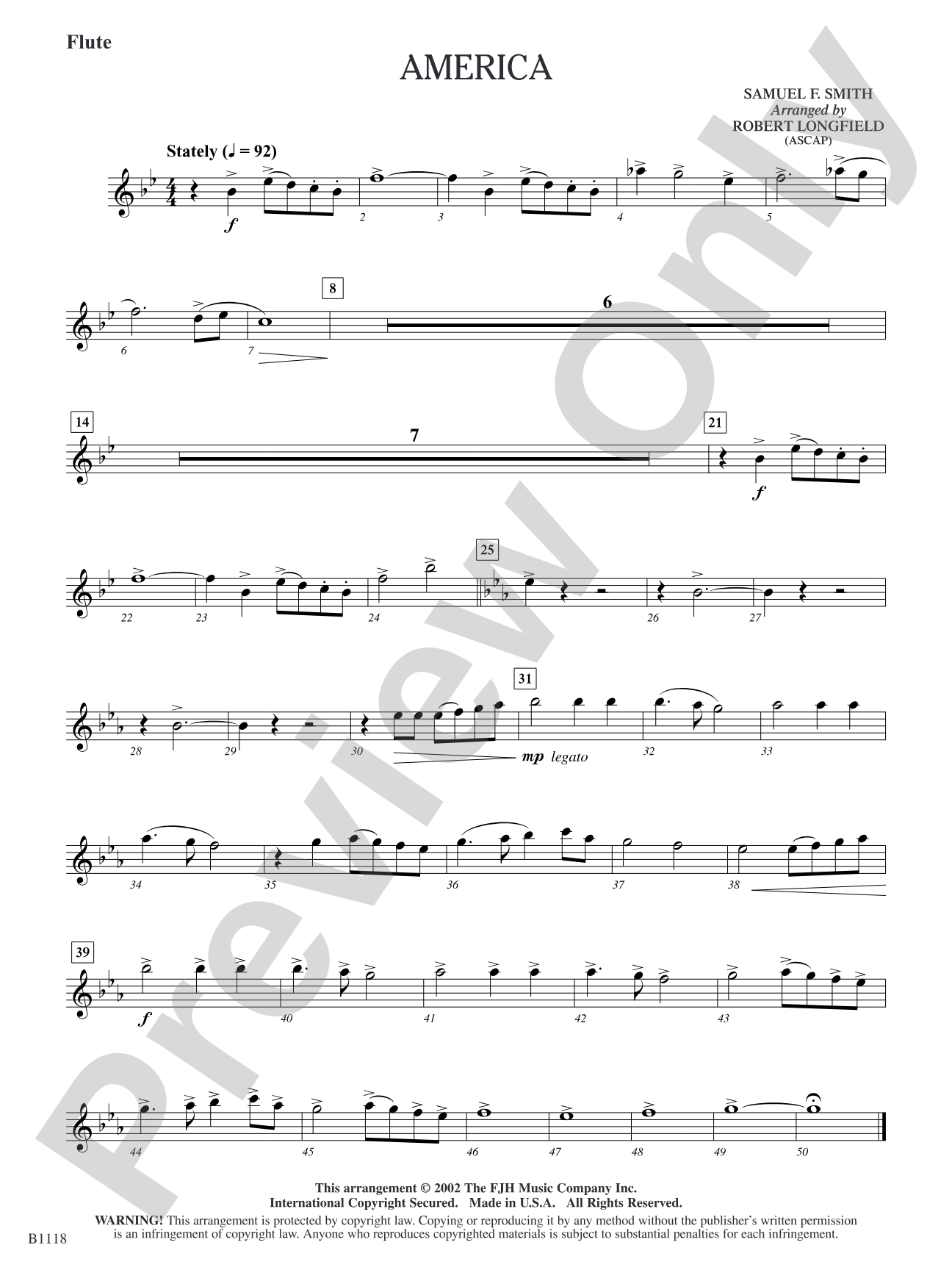 America: Flute