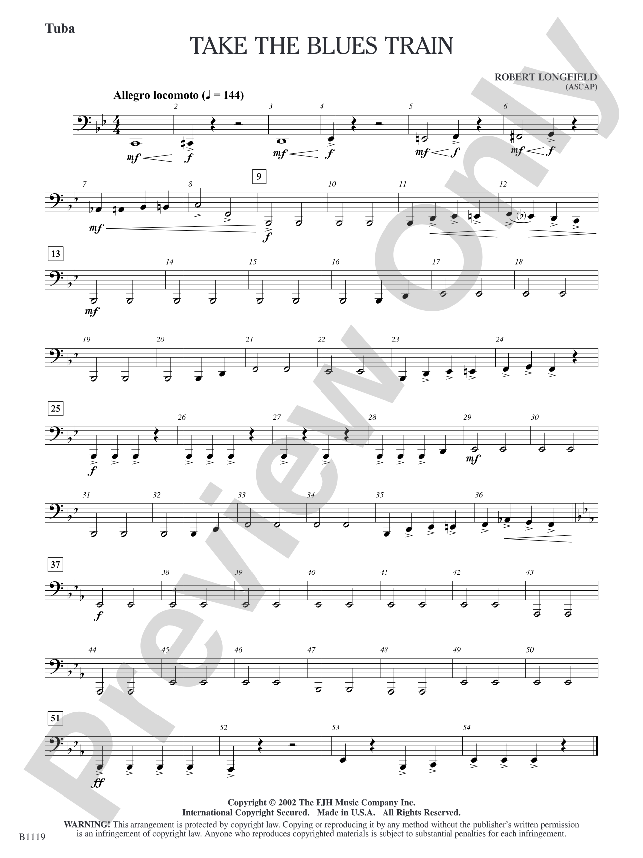 Take the Blues Train: Tuba