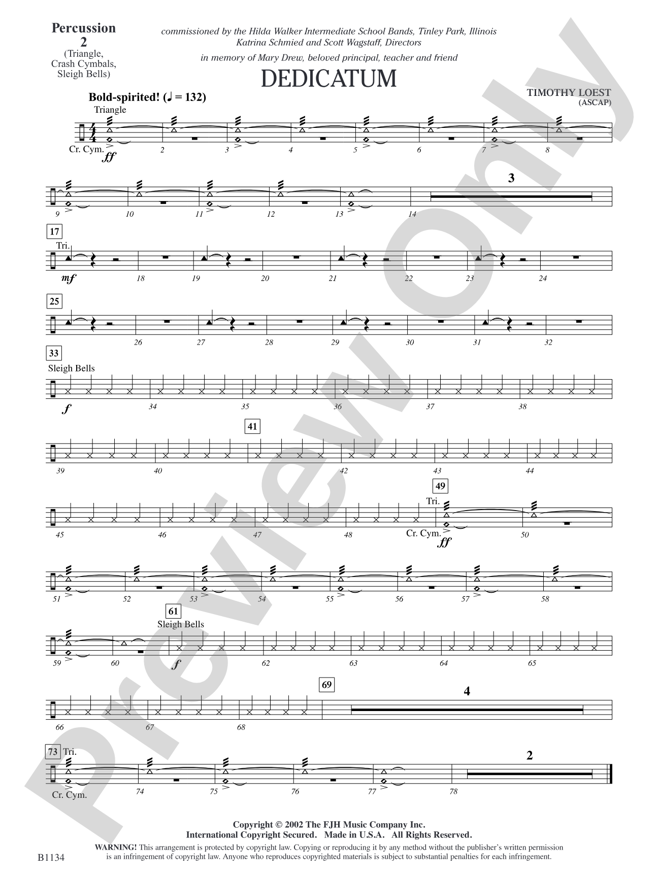 Dedicatum: Percussion 2