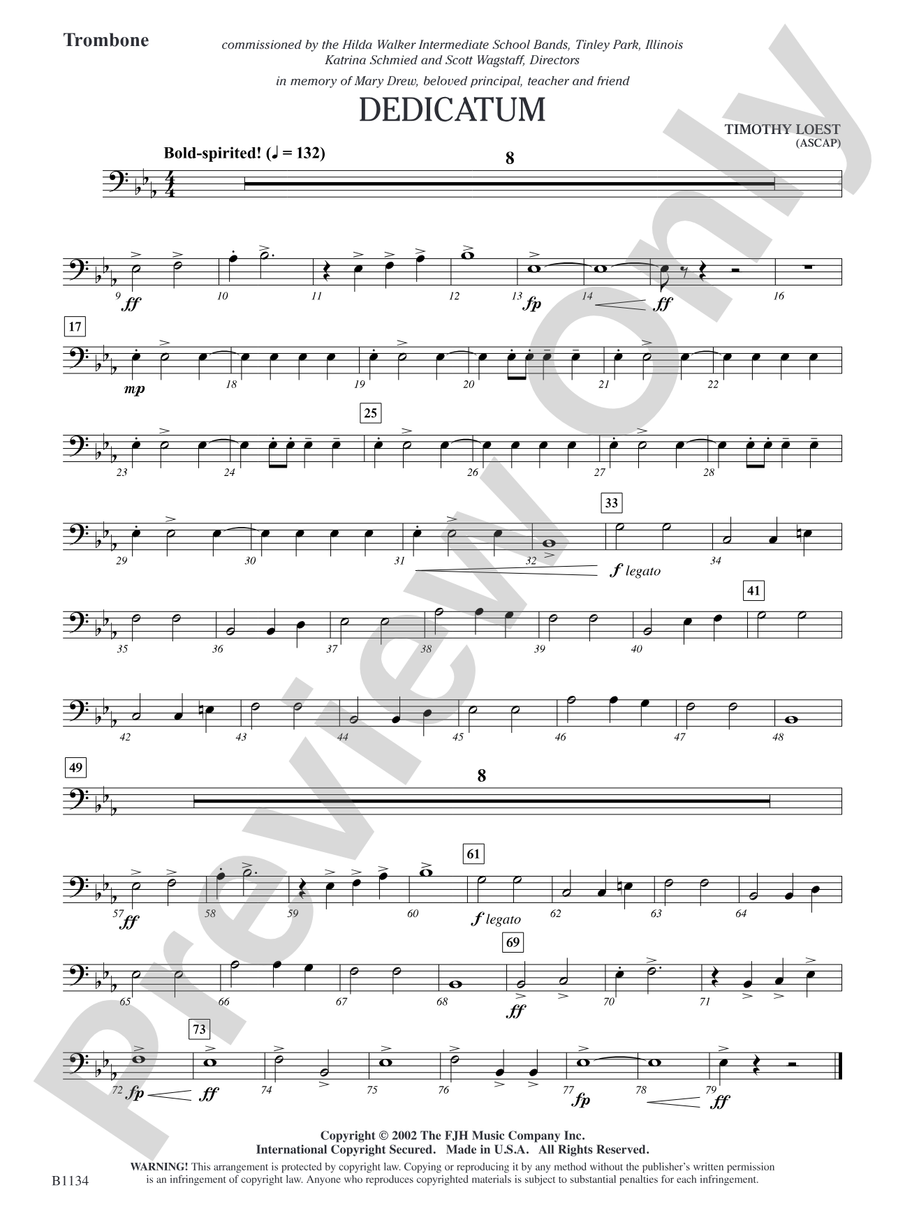 Dedicatum: Trombone