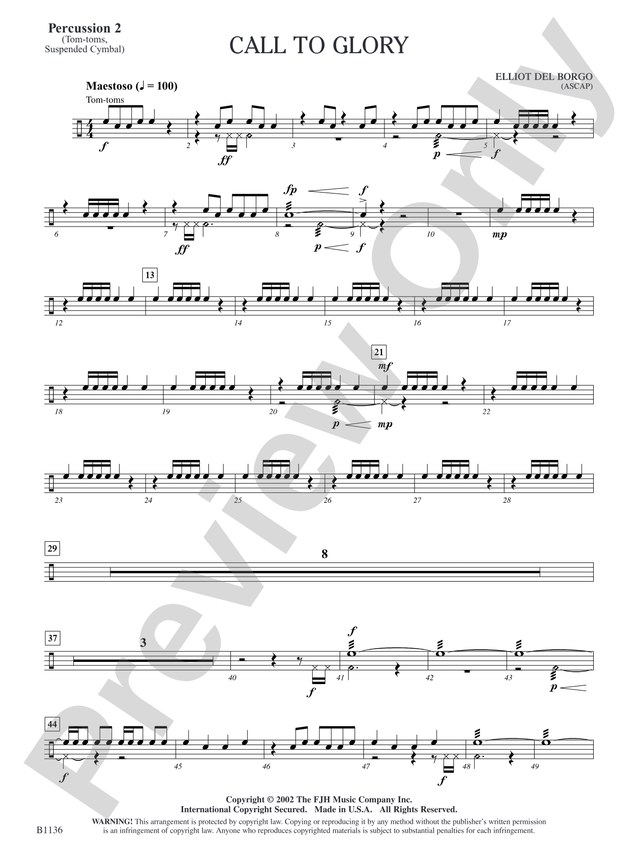Call to Glory: Percussion 2