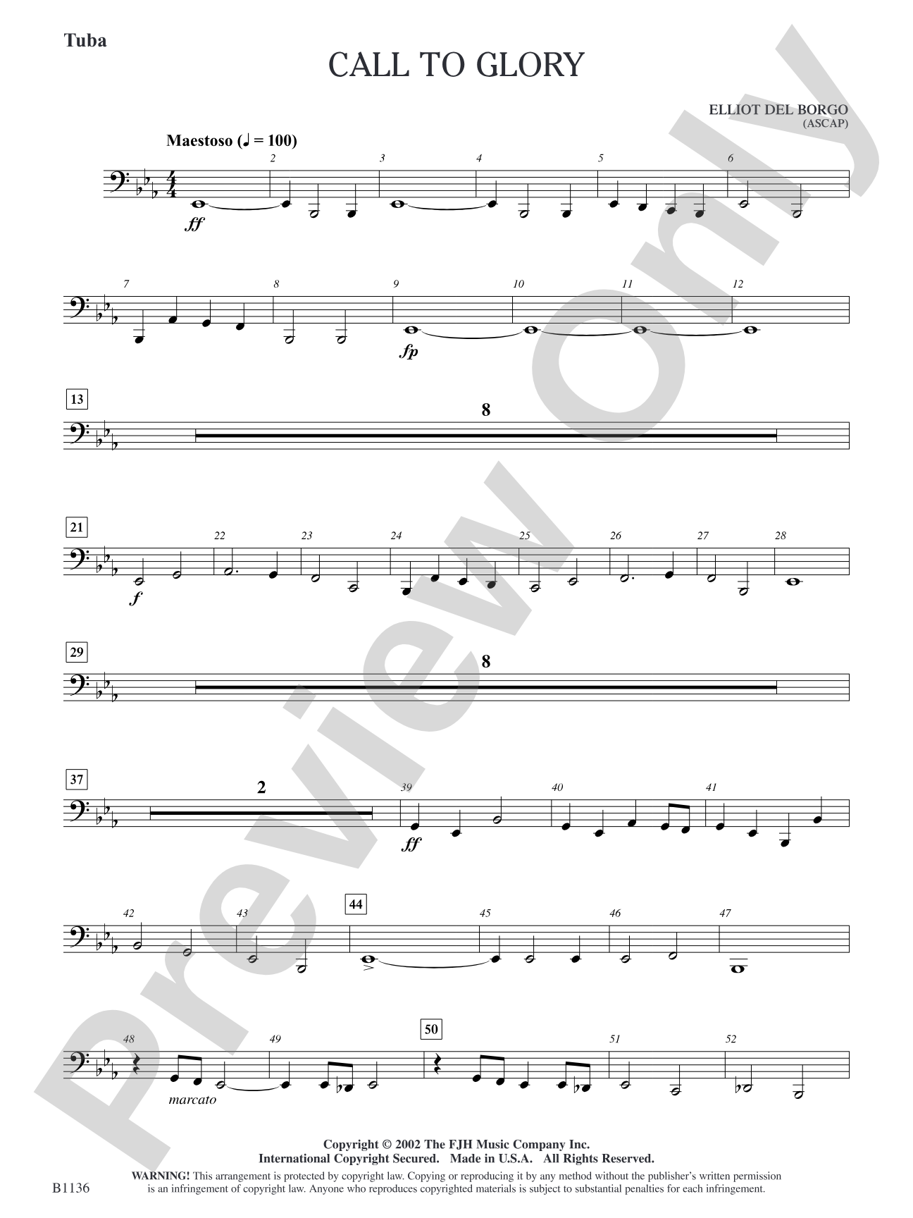 Call to Glory: Tuba