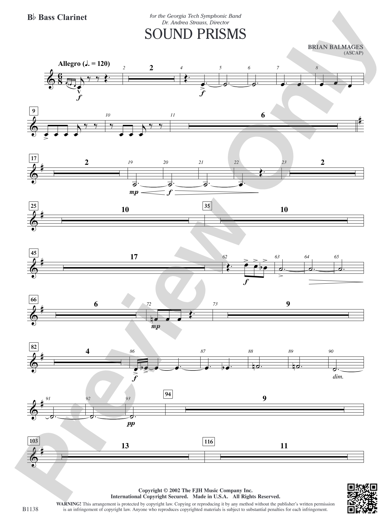 Sound Prisms: B-flat Bass Clarinet