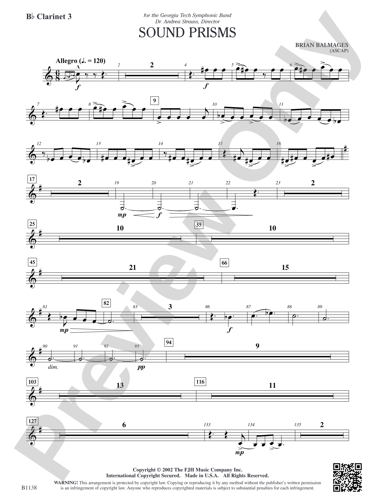 Sound Prisms: B-flat Clarinet 3