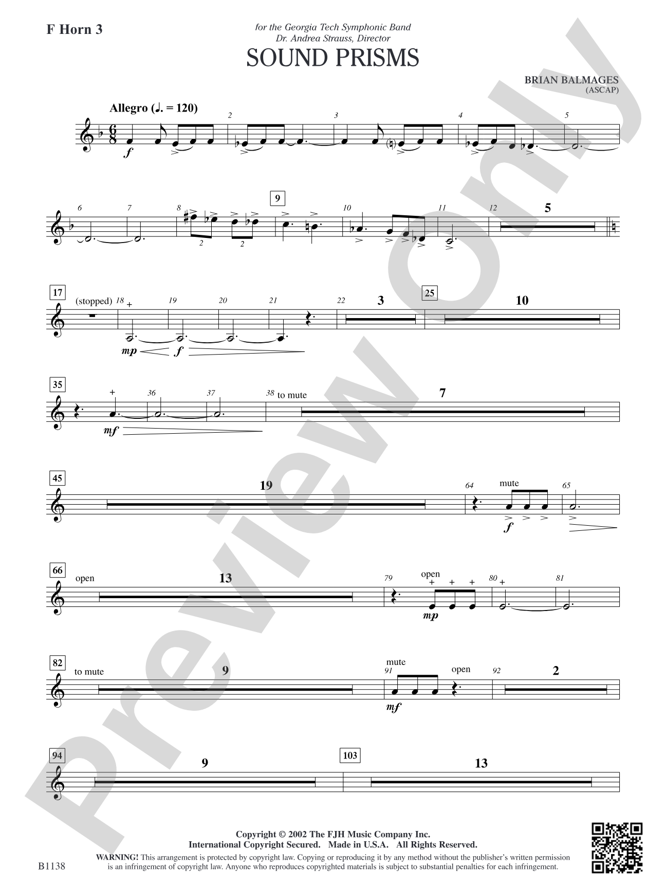 Sound Prisms: F Horn 3